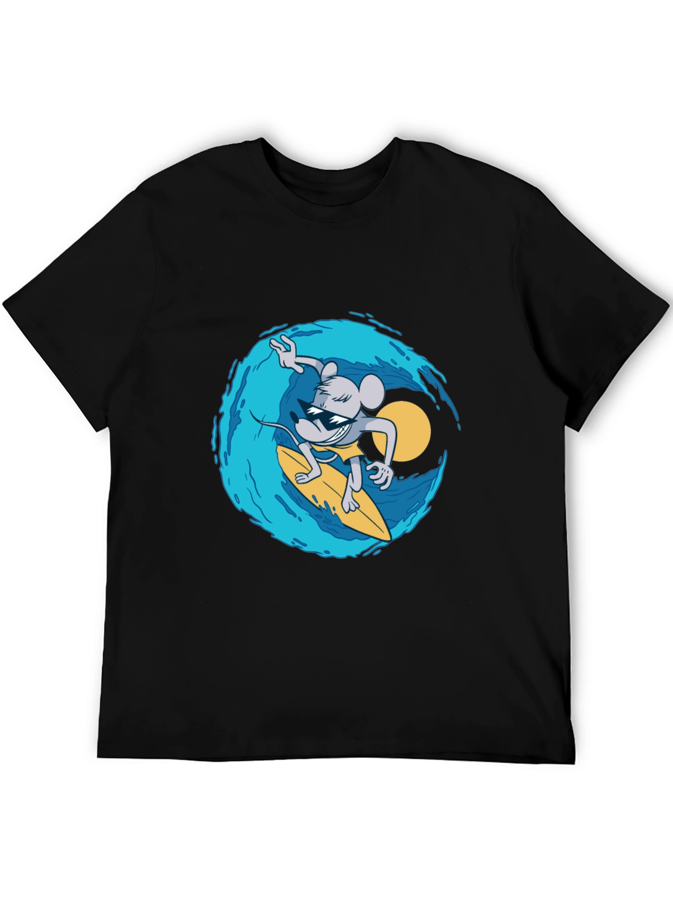 Surfing Mouse Graphic Tee
