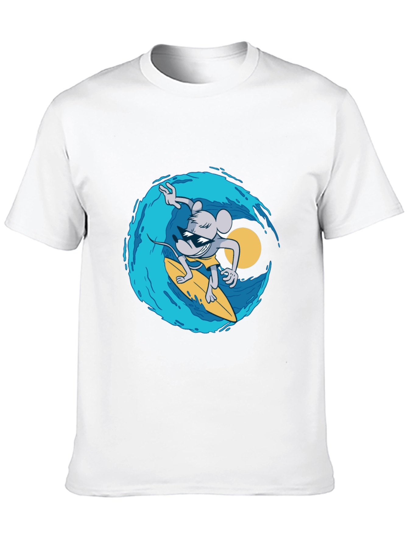 Surfing Mouse Graphic Tee
