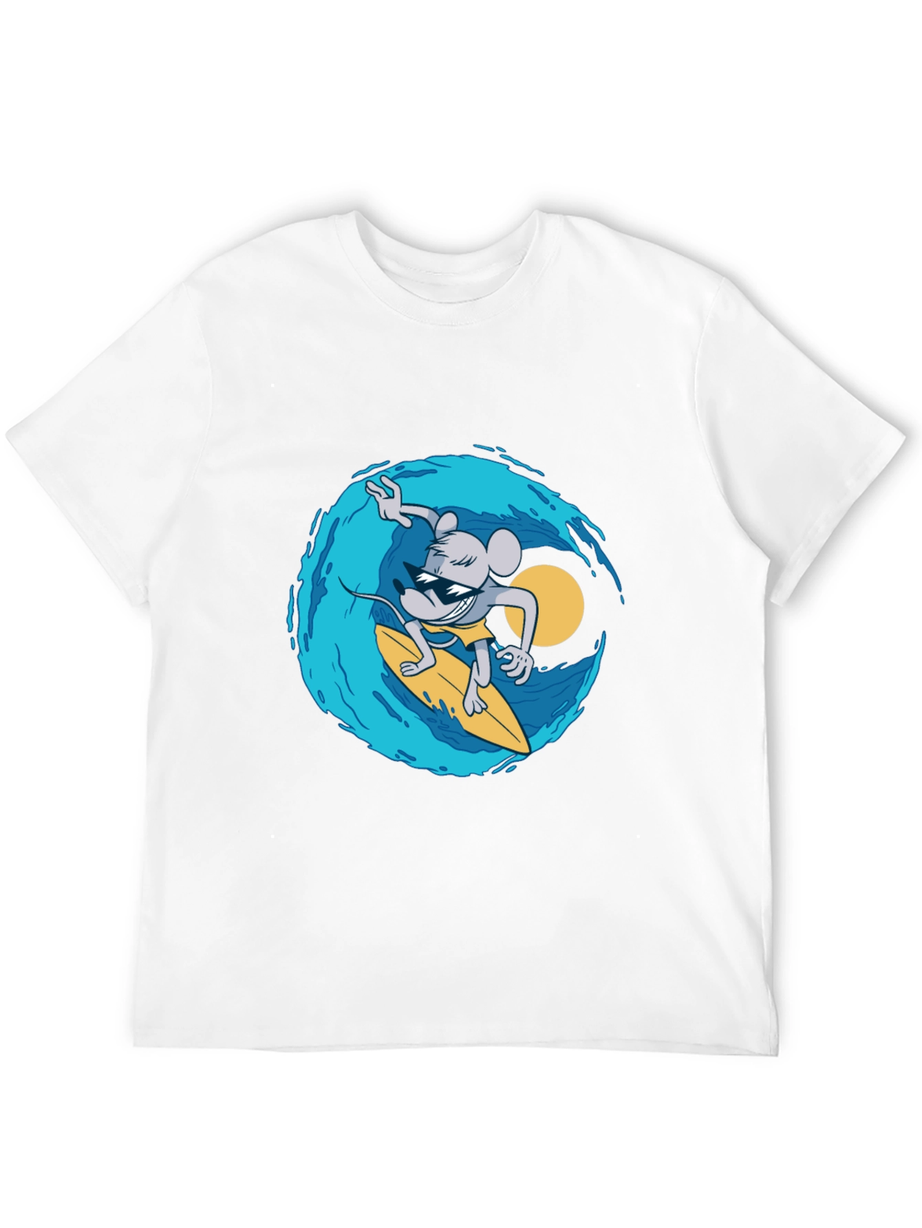 Surfing Mouse Graphic Tee