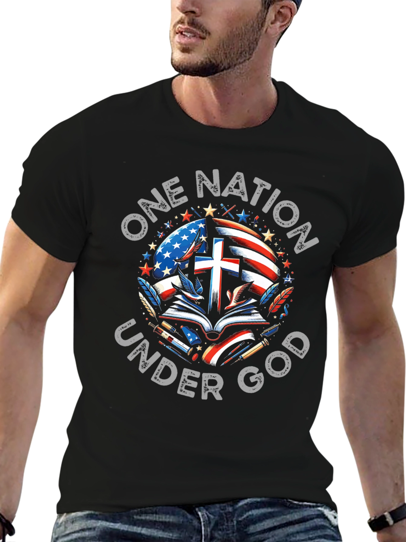 One Nation Under God Graphic Tee