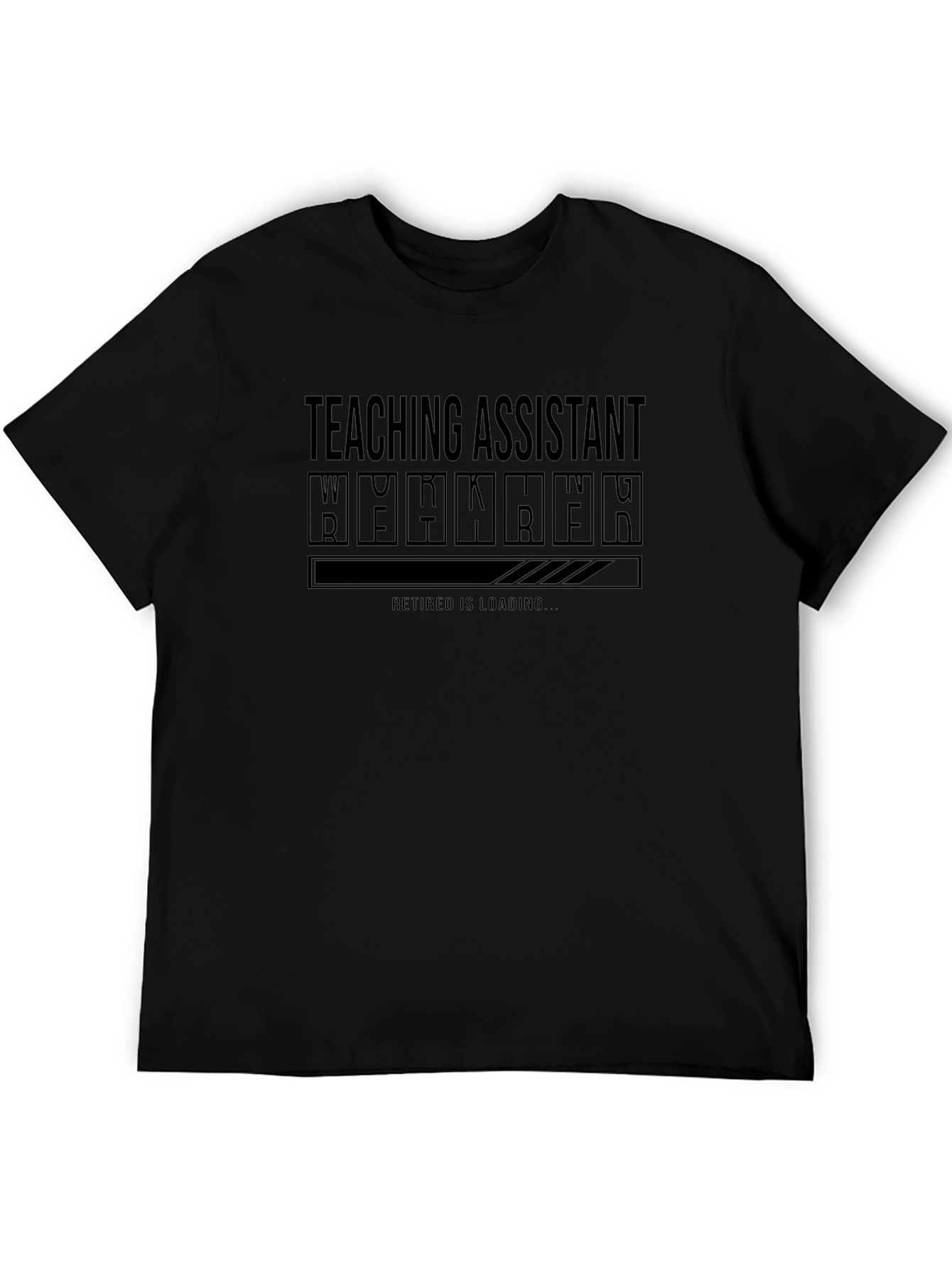 Teaching Assistant Retirement Loading Funny T-Shirt