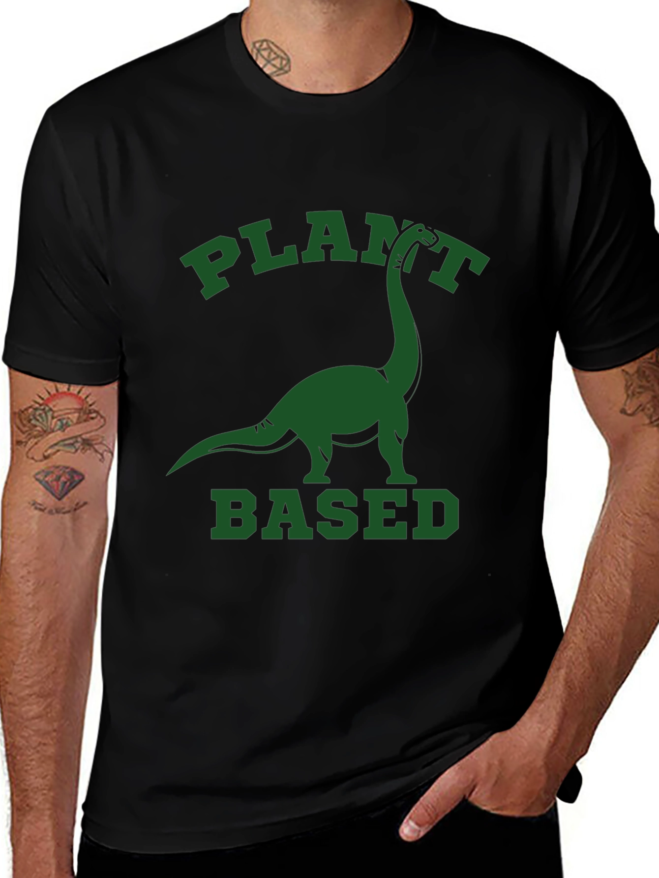 Plant Based Dinosaur Graphic Tee