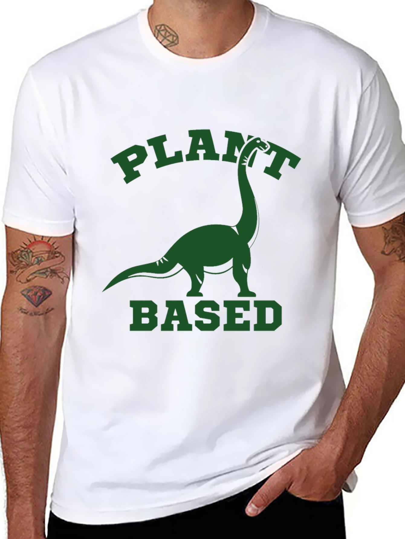 Plant Based Dinosaur Graphic Tee