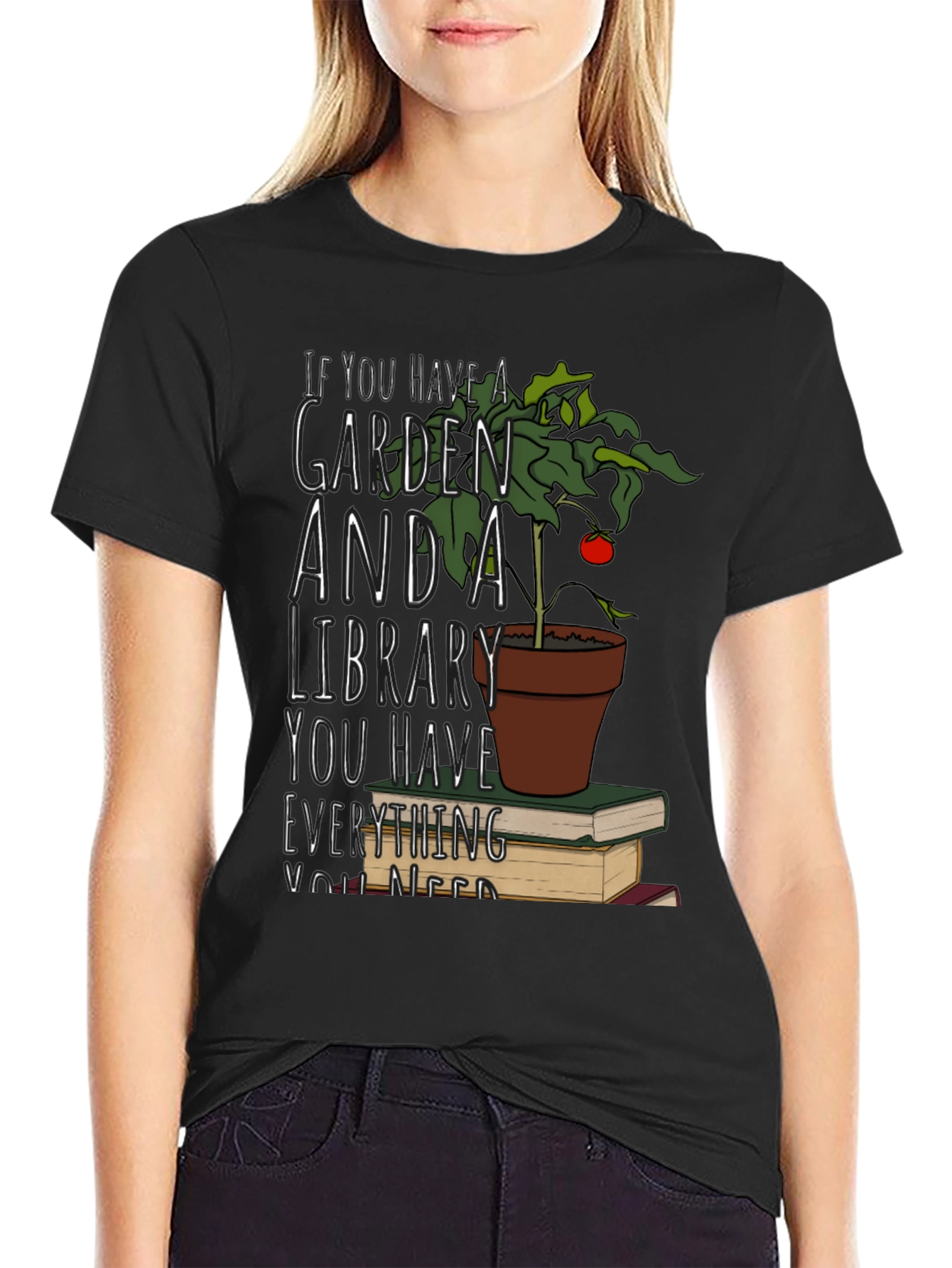 Garden and Library T-Shirt