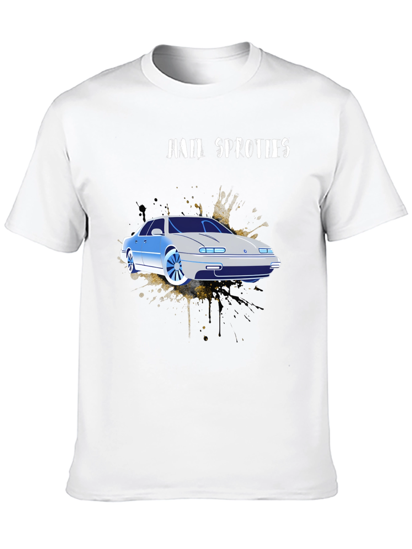 Hail Sprotics Car Graphic T-Shirt