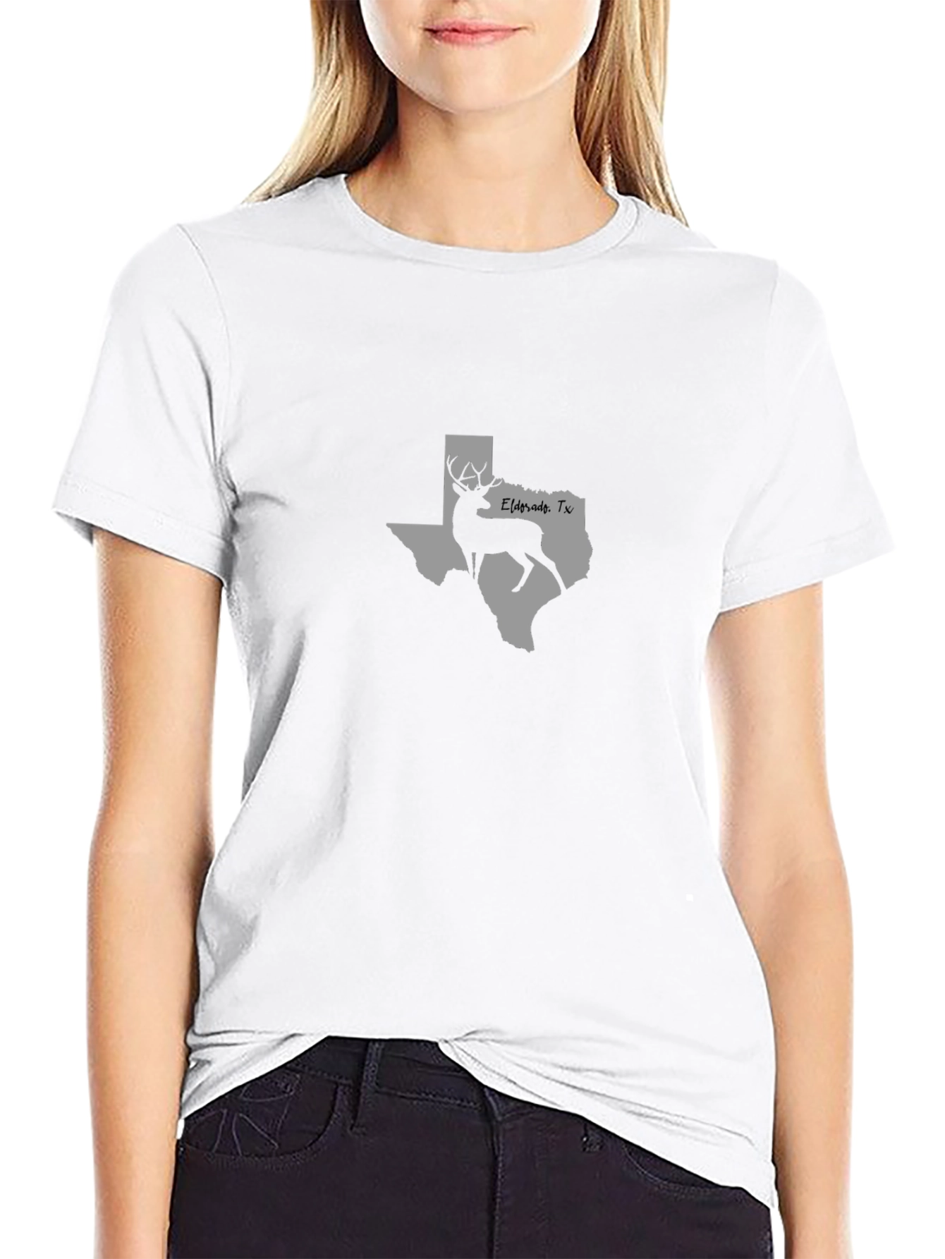 Texas Deer Graphic Tee - Eldorado TX