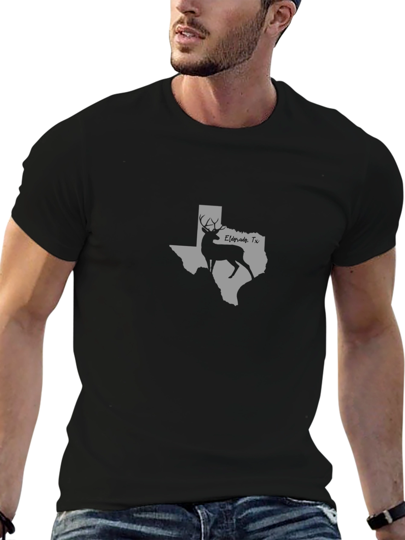 Texas Deer Graphic Tee - Eldorado TX