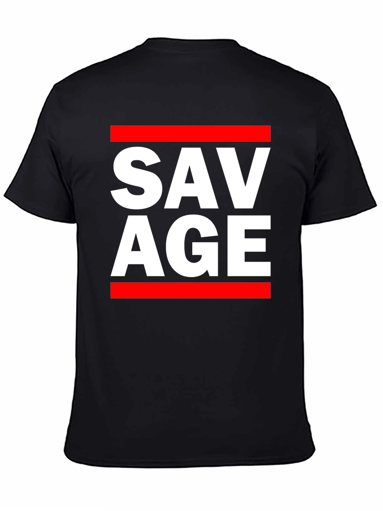 Savage Graphic Print Crew Neck T-Shirt