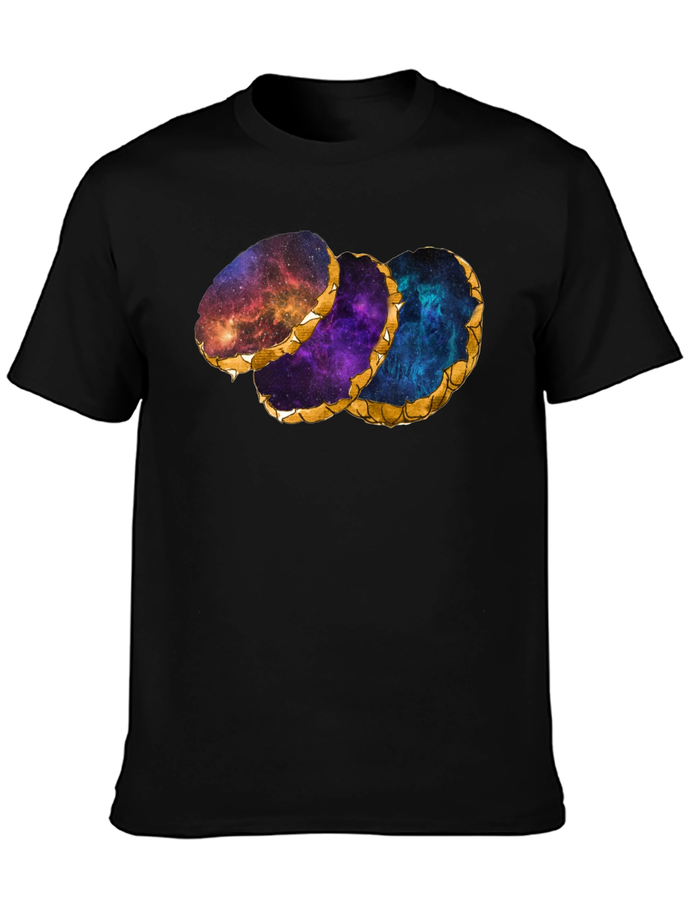 Galaxy Agate Slice Graphic T-Shirt