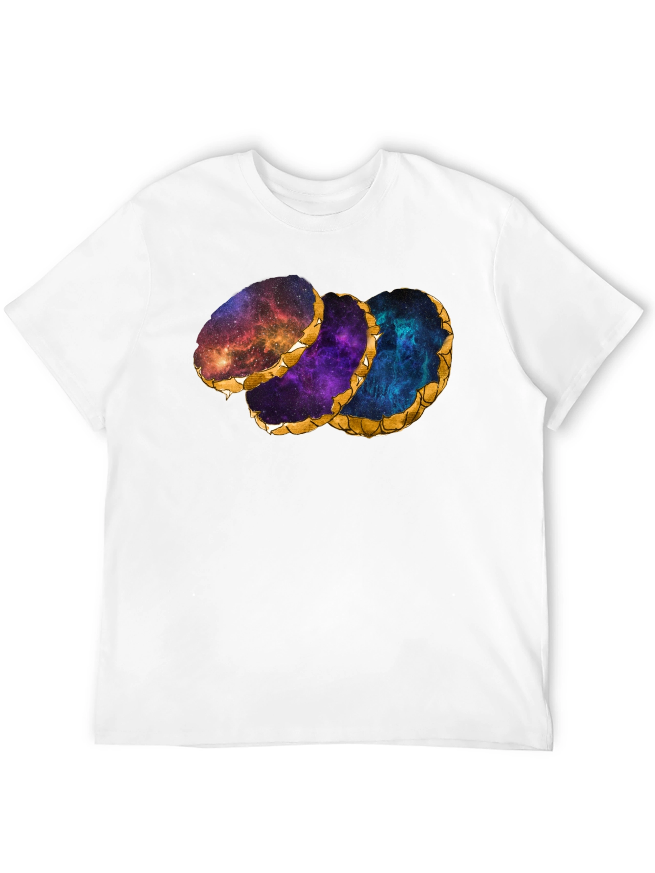 Galaxy Agate Slice Graphic T-Shirt