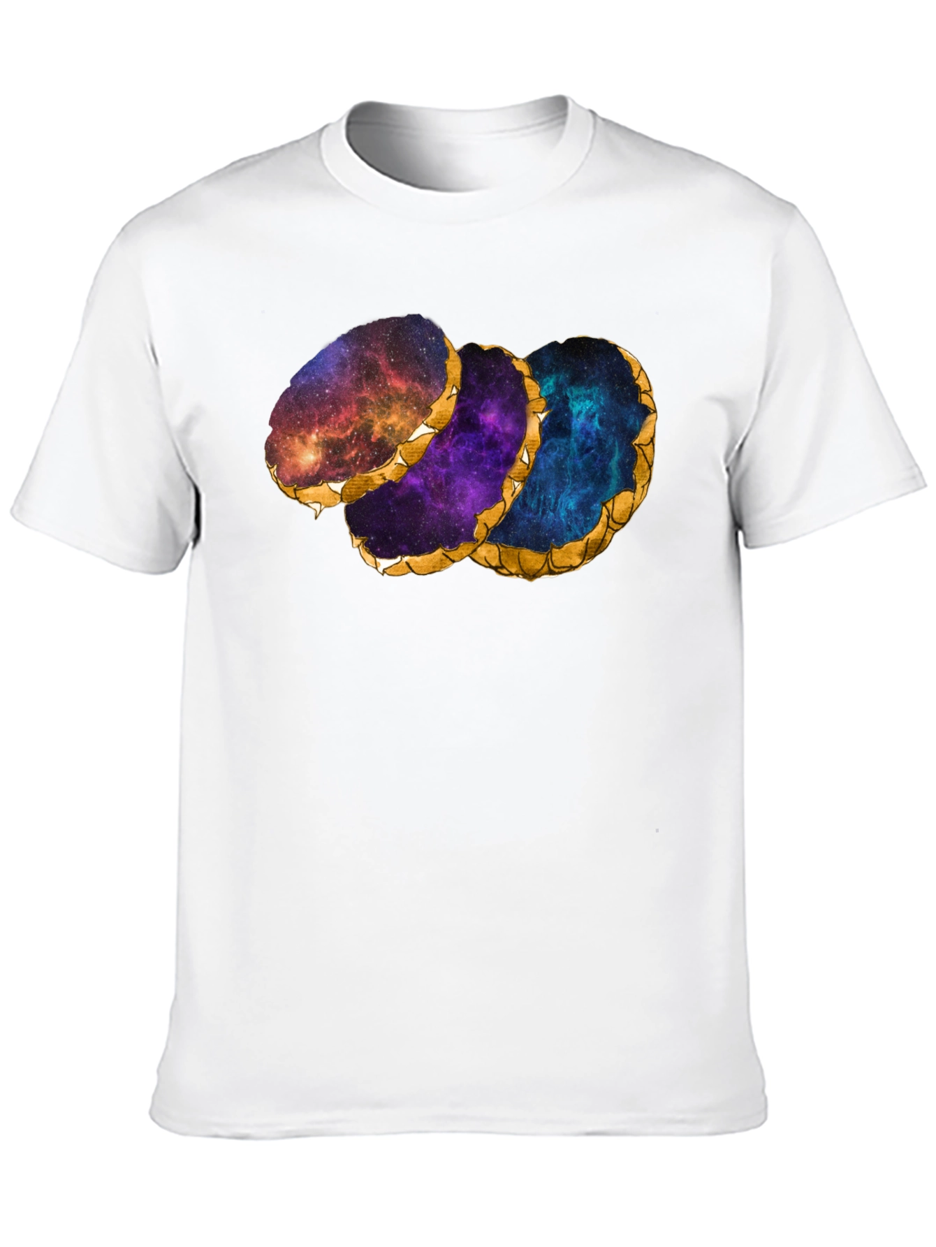 Galaxy Agate Slice Graphic T-Shirt