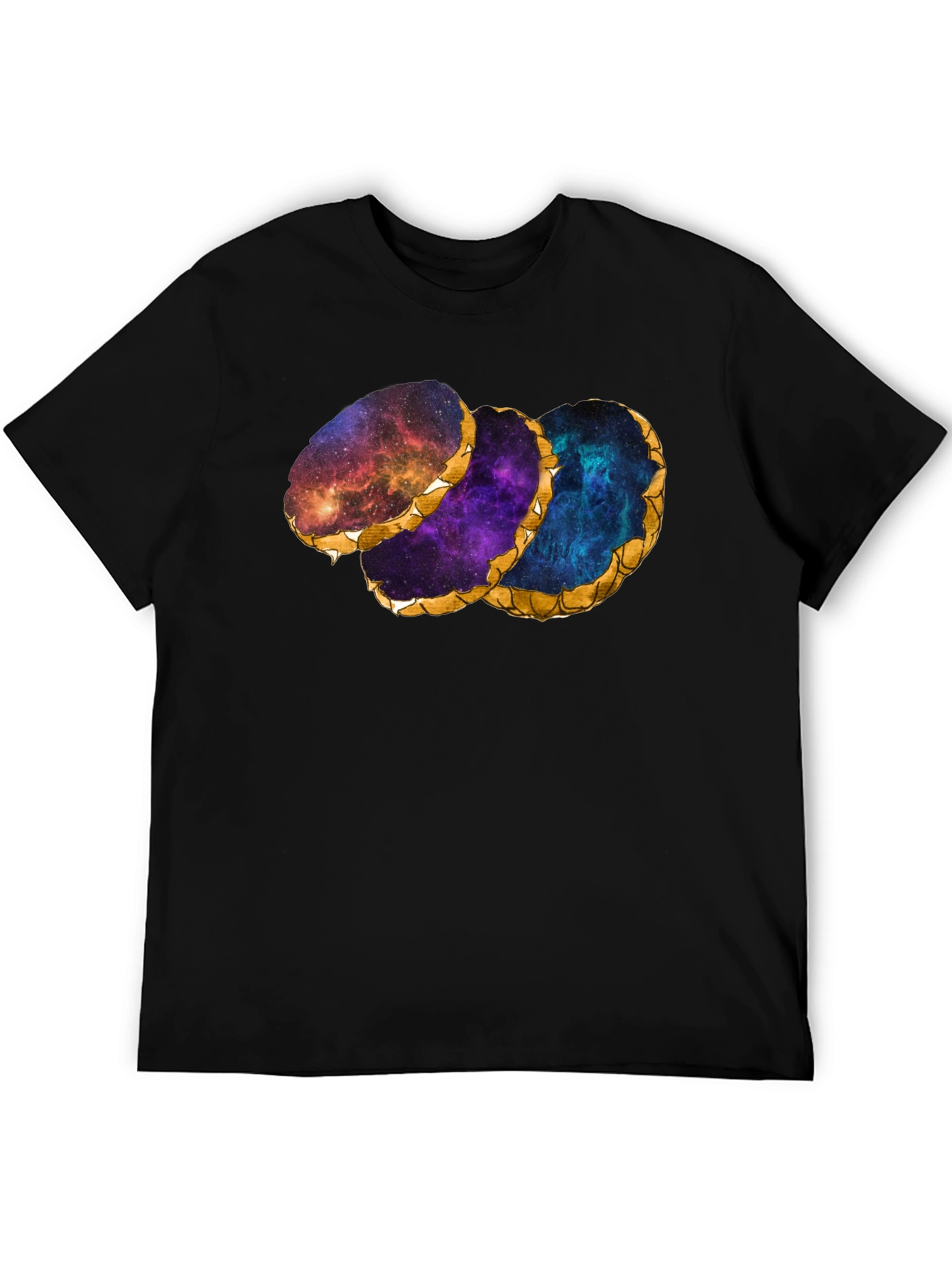 Galaxy Agate Slice Graphic T-Shirt