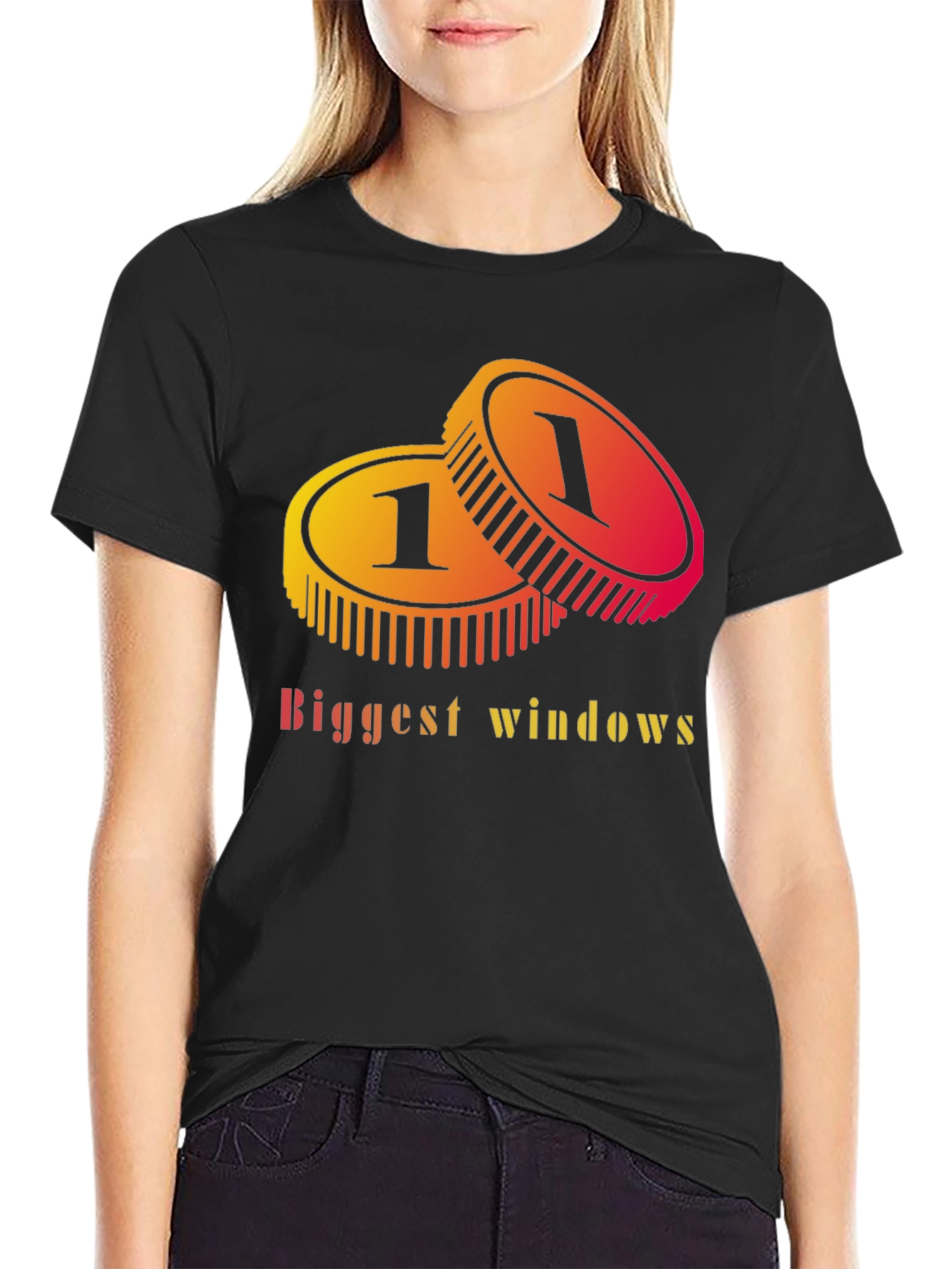 Biggest Windows One Coin Graphic T-Shirt