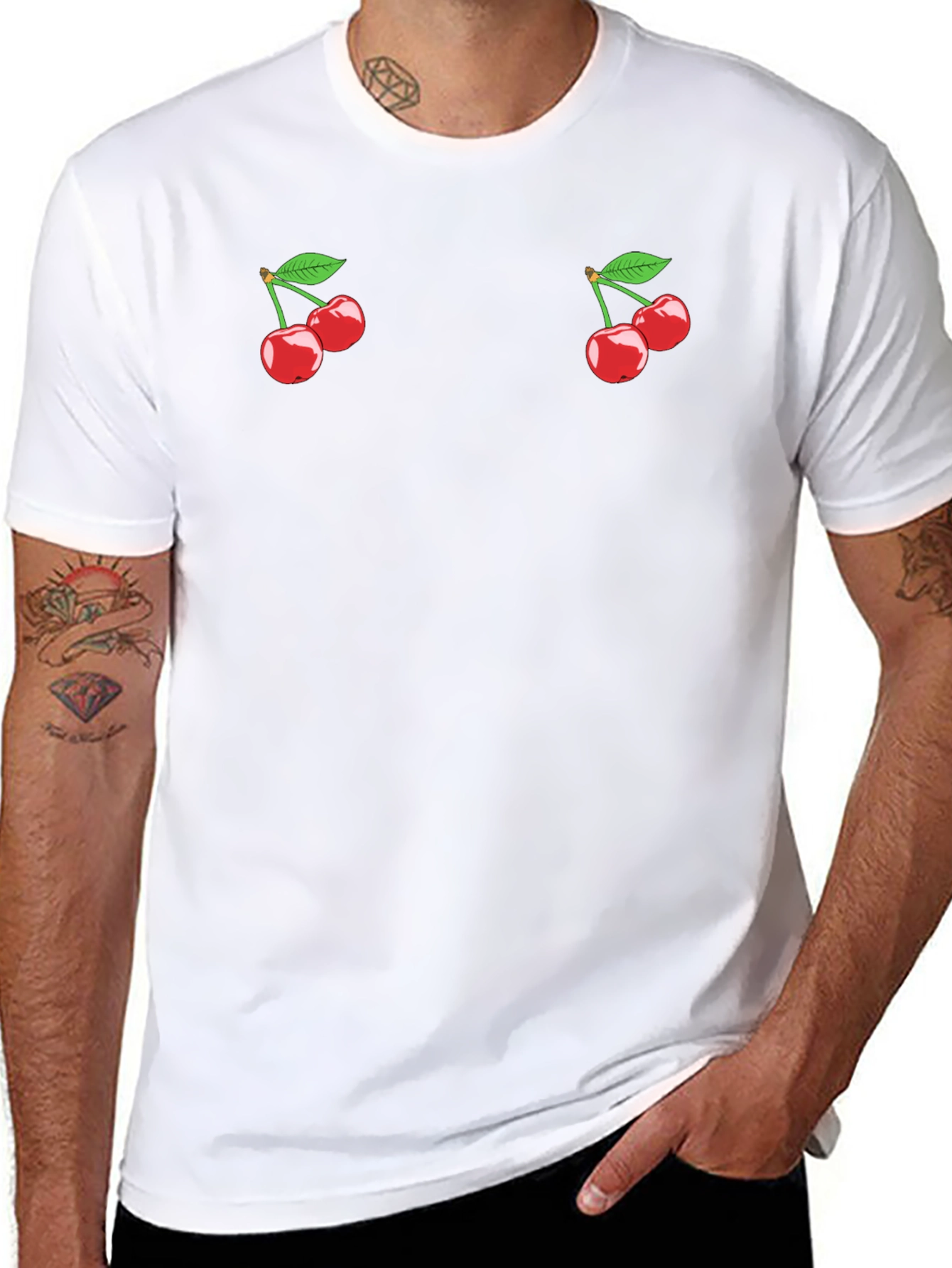 Cherries Graphic Tee - Quirky Style