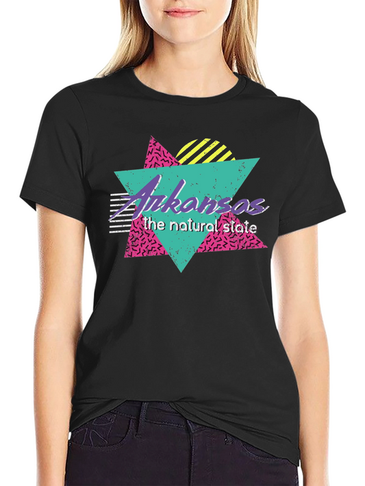 Arkansas 90s Retro Graphic T-Shirt