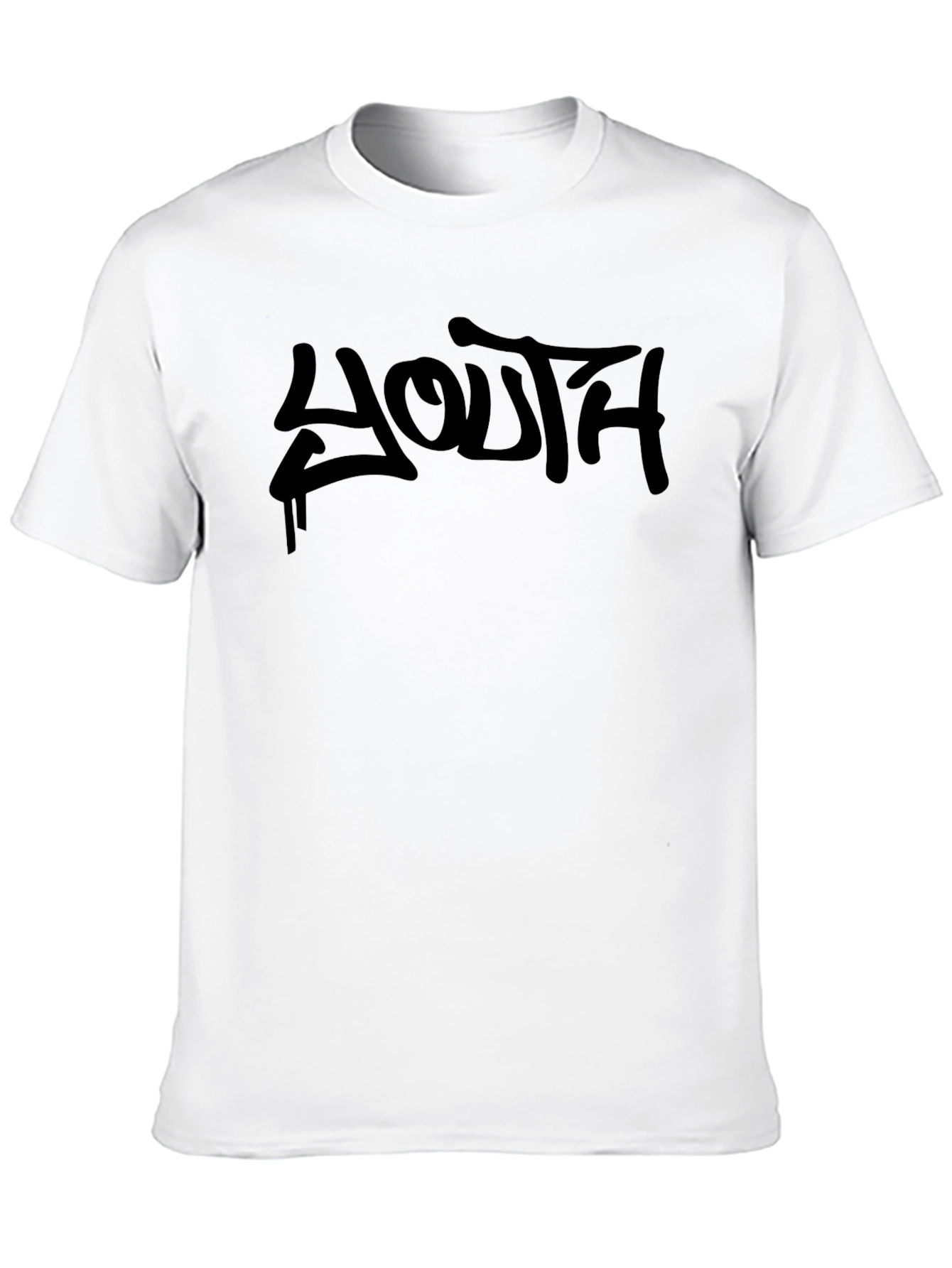 Youth Graffiti Style Black T-Shirt