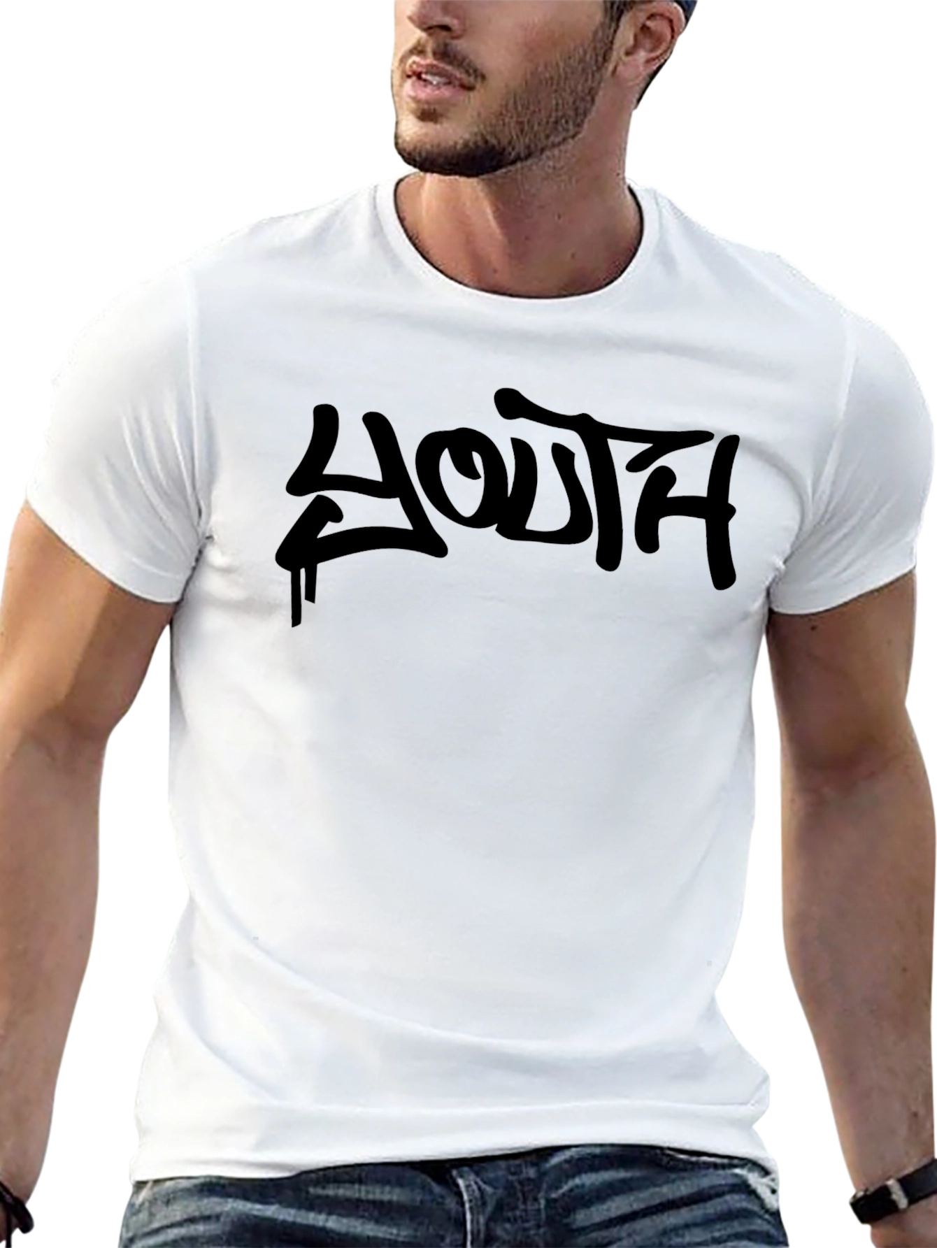 Youth Graffiti Style Black T-Shirt
