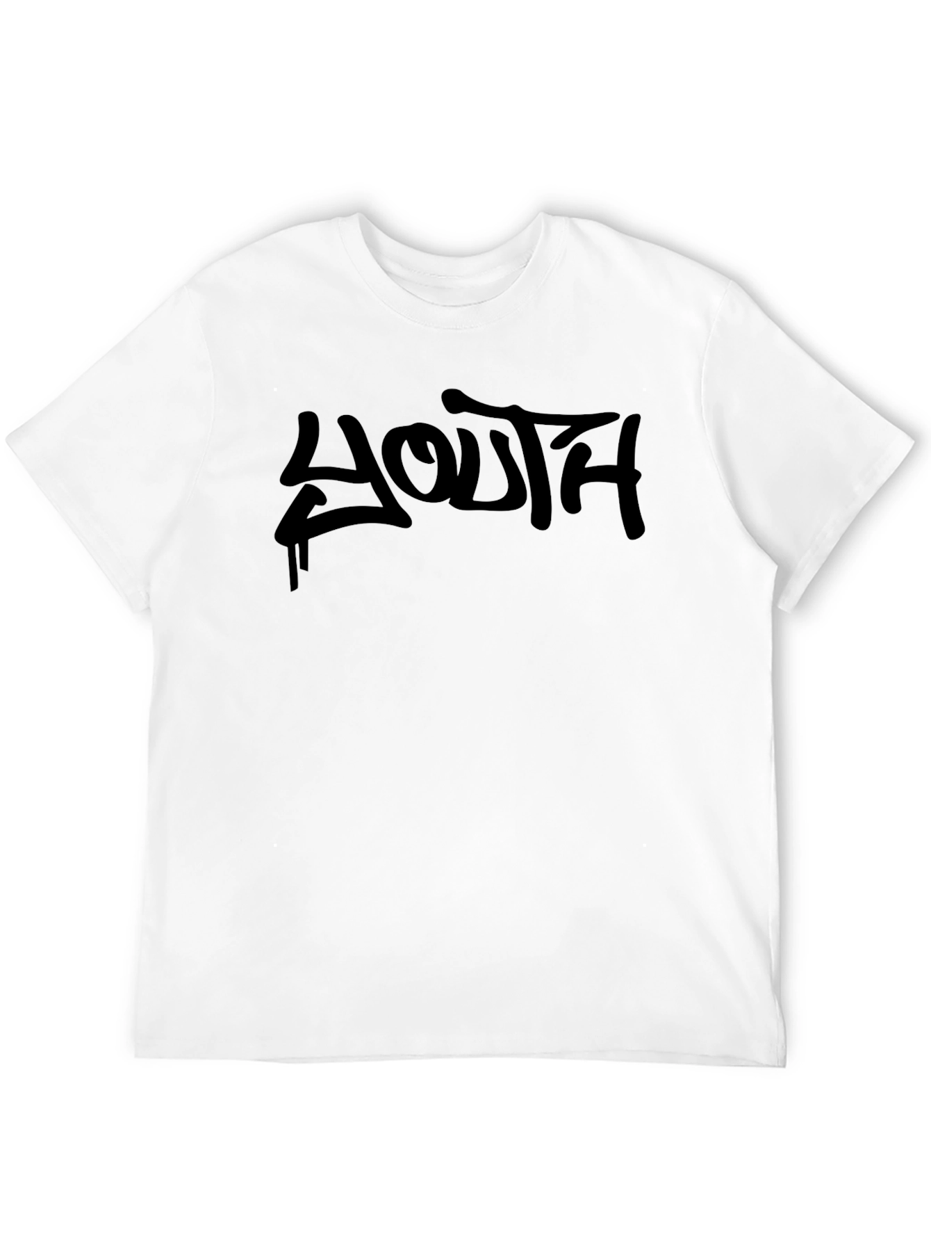 Youth Graffiti Style Black T-Shirt