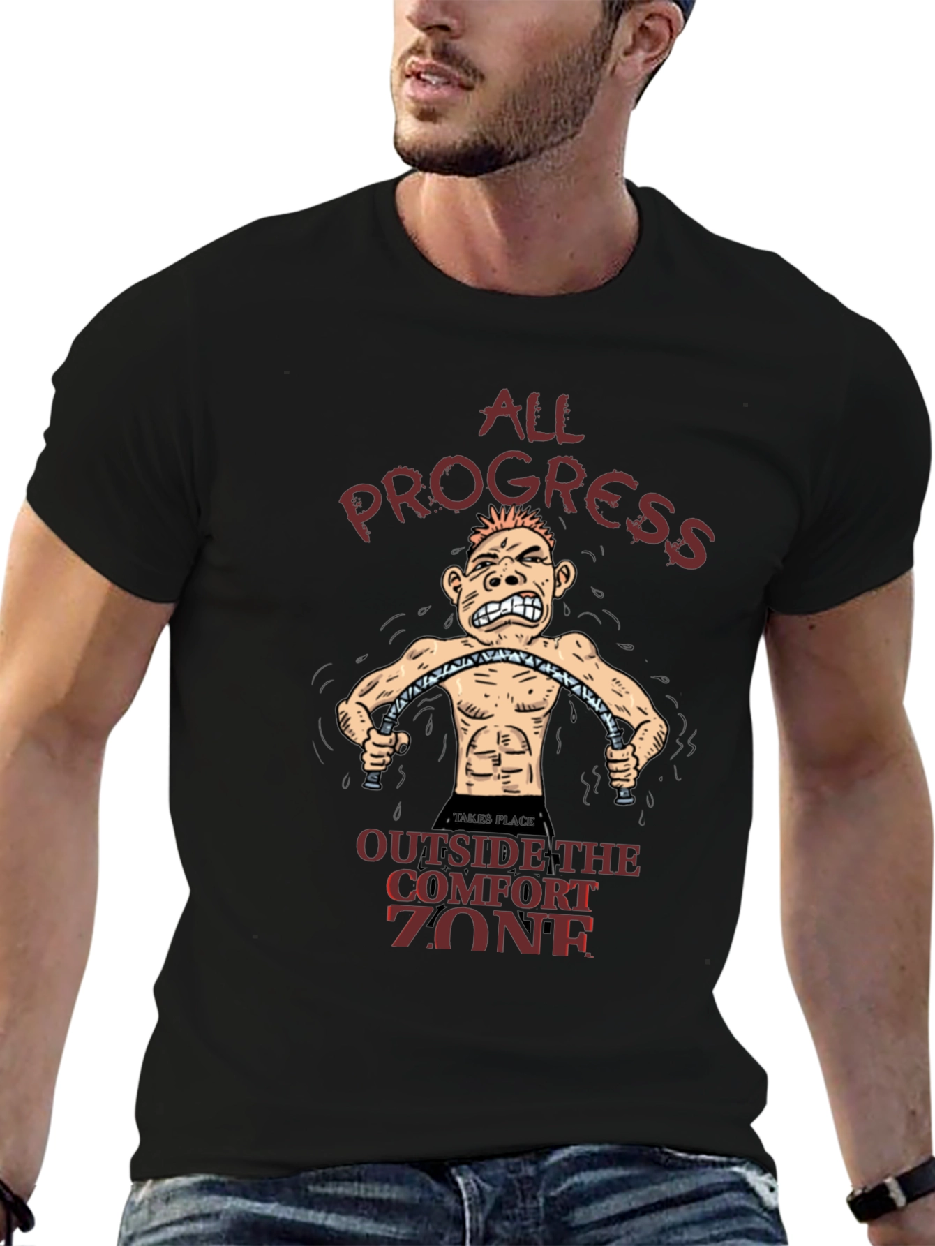 All Progress Comfort Zone Graphic T-Shirt