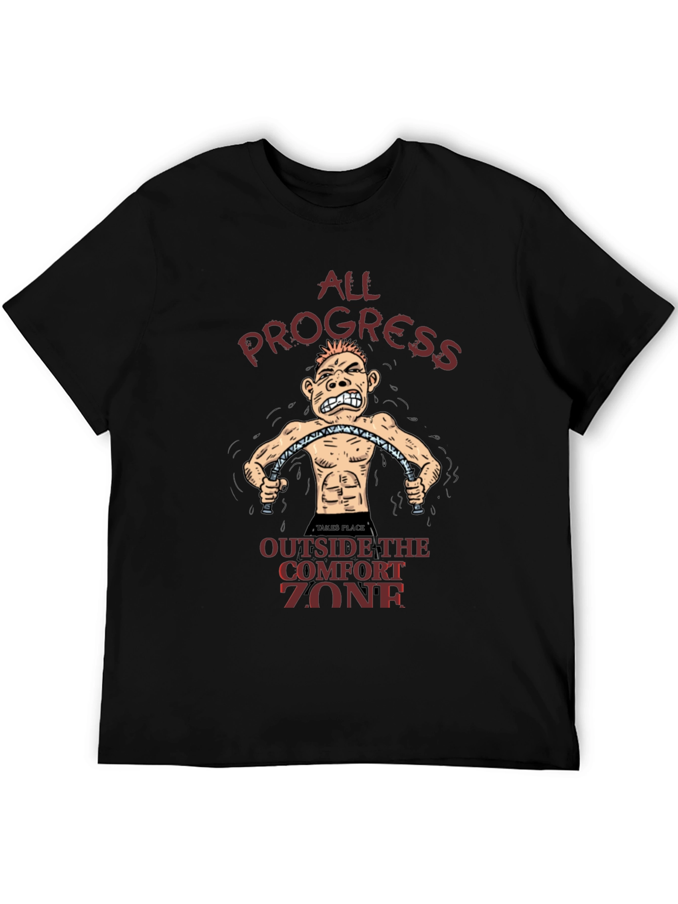 All Progress Comfort Zone Graphic T-Shirt
