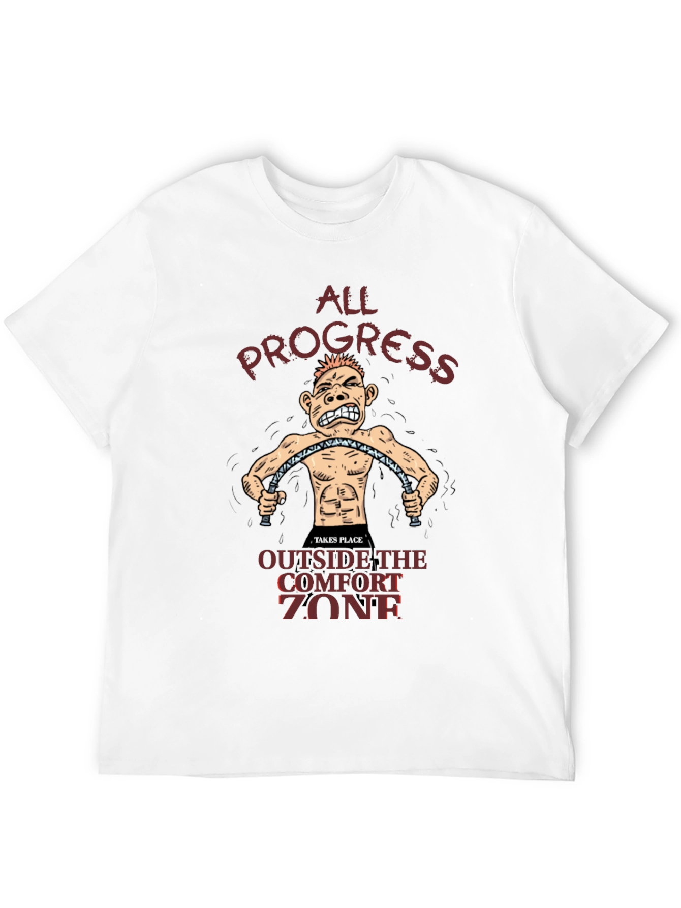 All Progress Comfort Zone Graphic T-Shirt