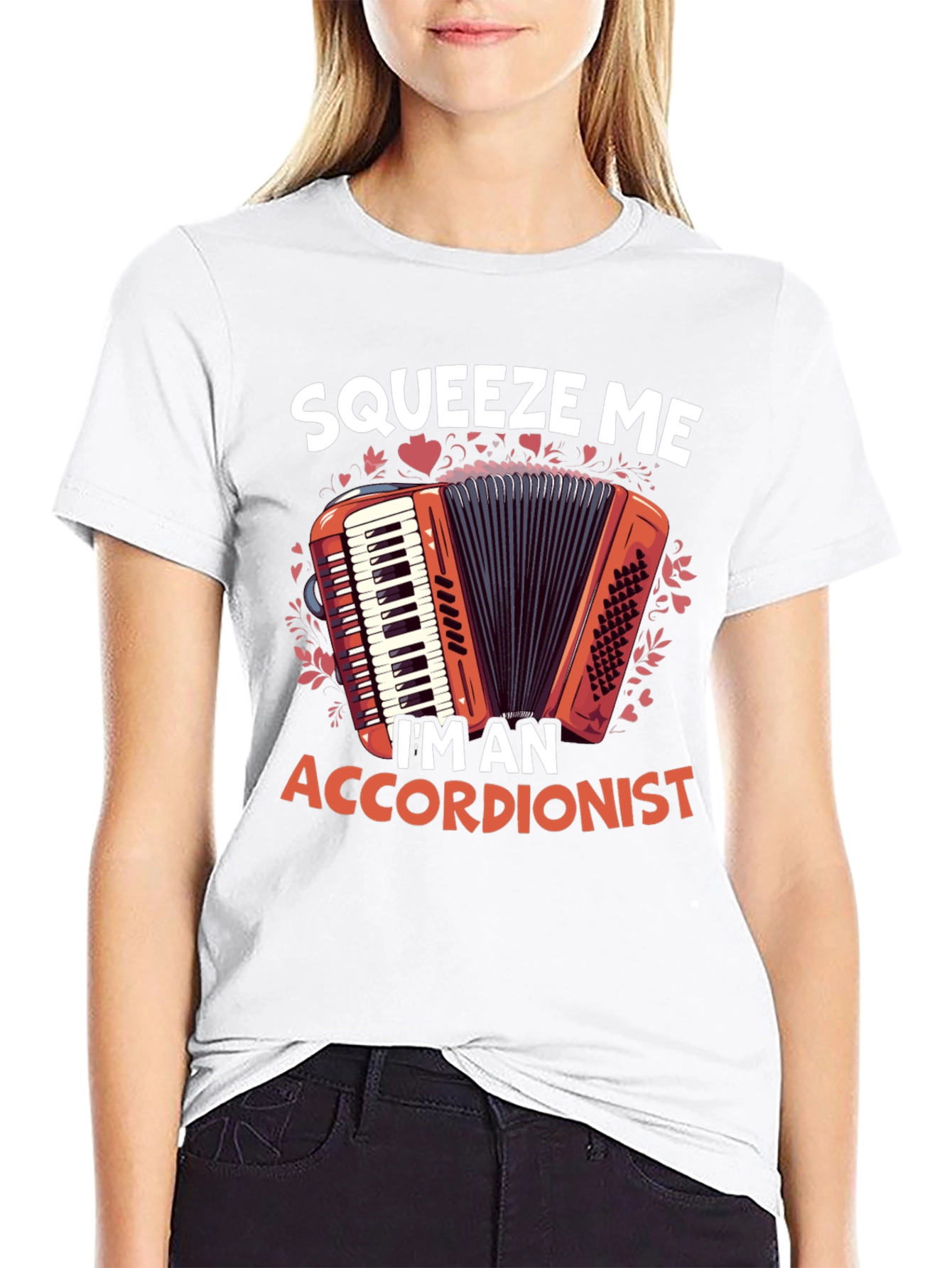 Squeeze Me Accordionist T-Shirt