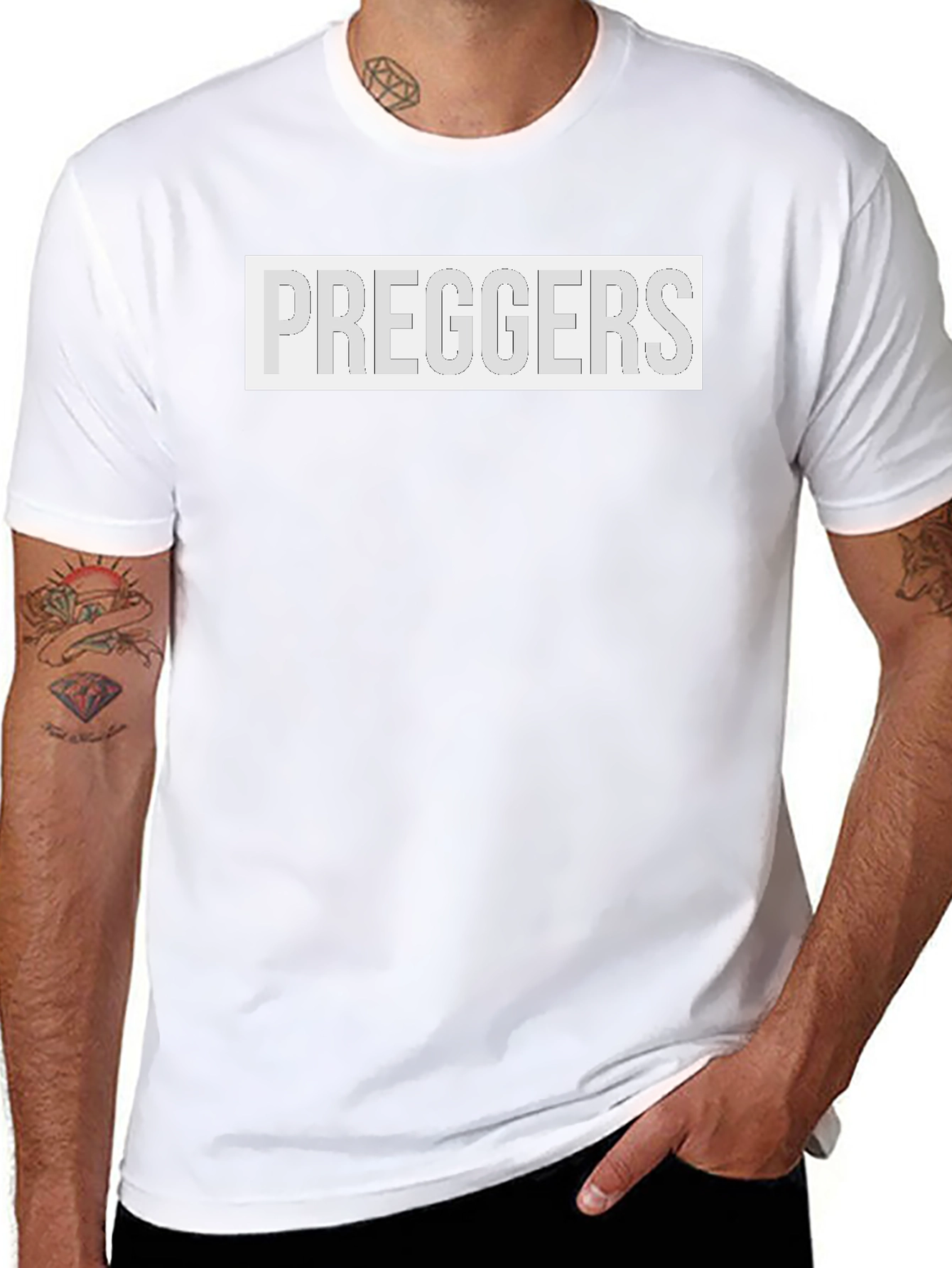 Preggers Graphic Print T-Shirt