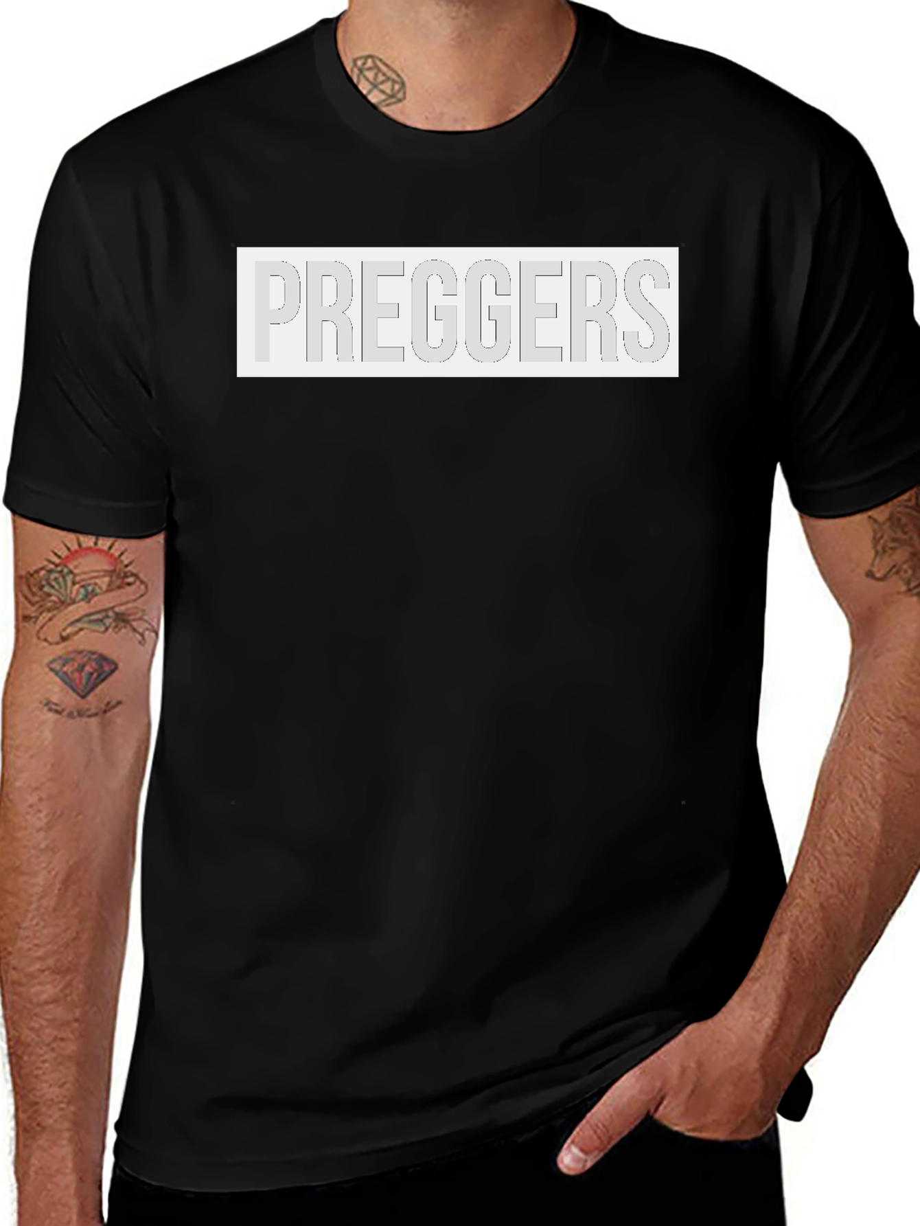 Preggers Graphic Print T-Shirt