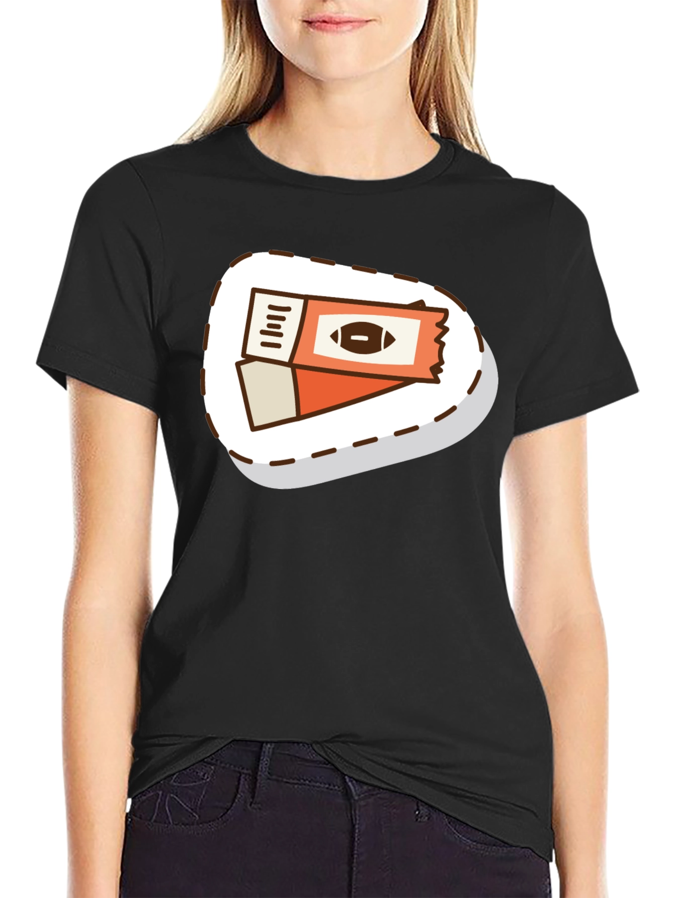 Football Ticket Graphic T-Shirt