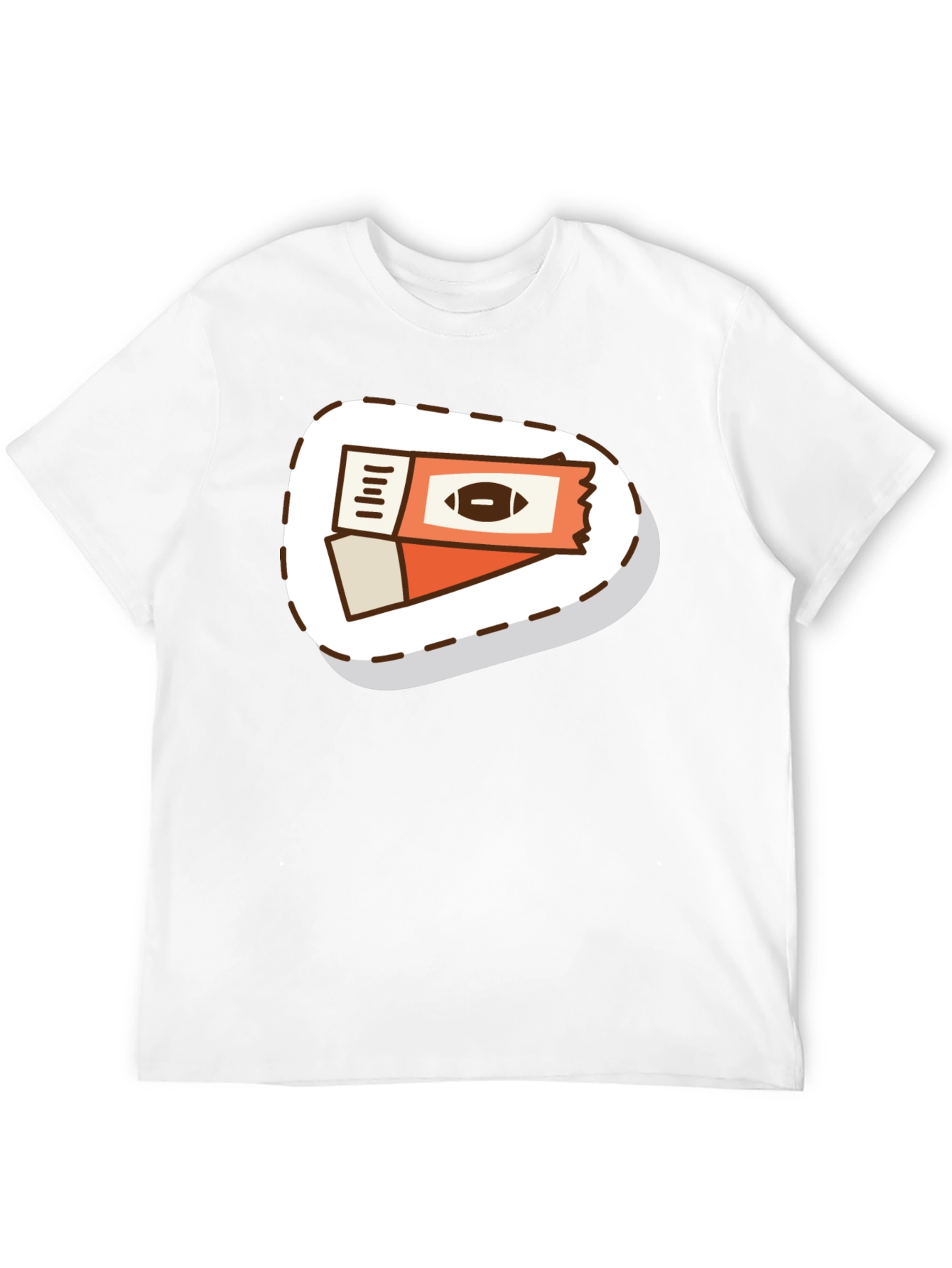 Football Ticket Graphic T-Shirt