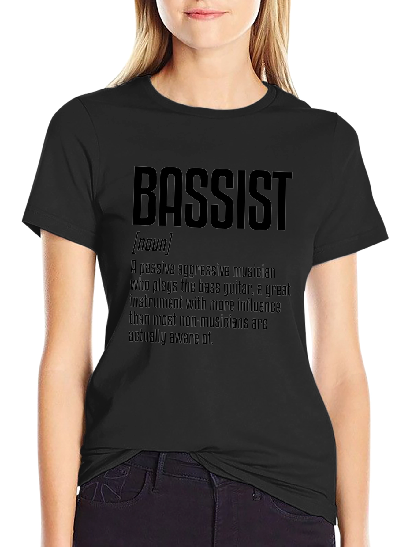 Bassist Definition Graphic Tee - Musician T-Shirt