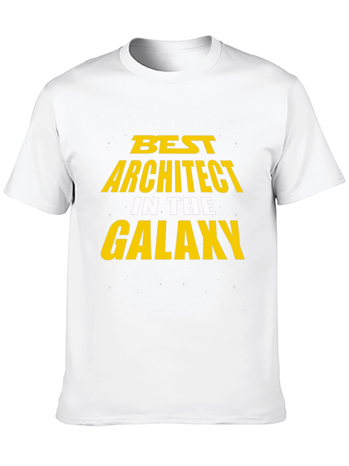 Best Architect in the Galaxy Black T-Shirt