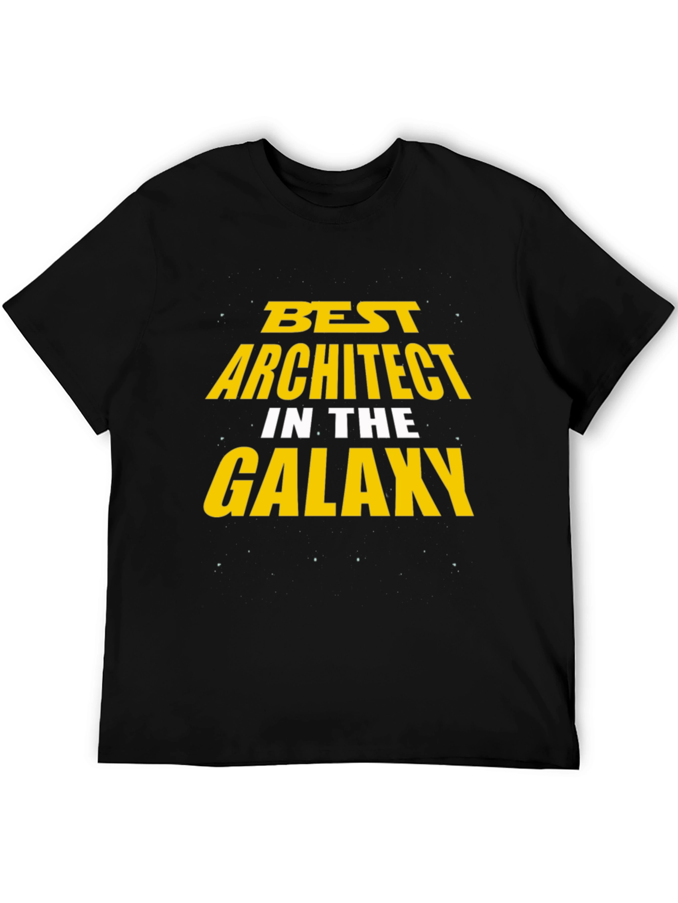 Best Architect in the Galaxy Black T-Shirt