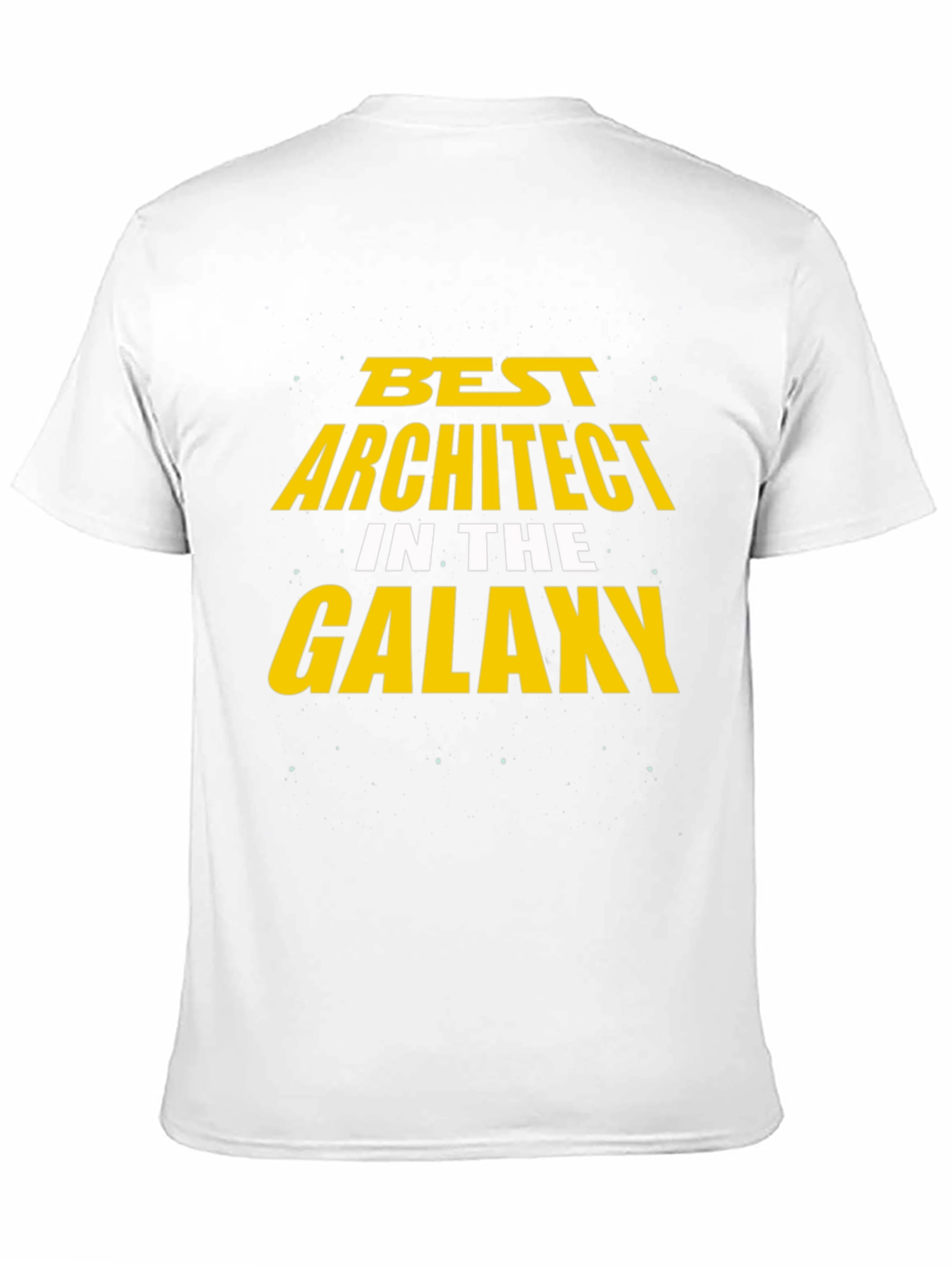 Best Architect in the Galaxy Black T-Shirt