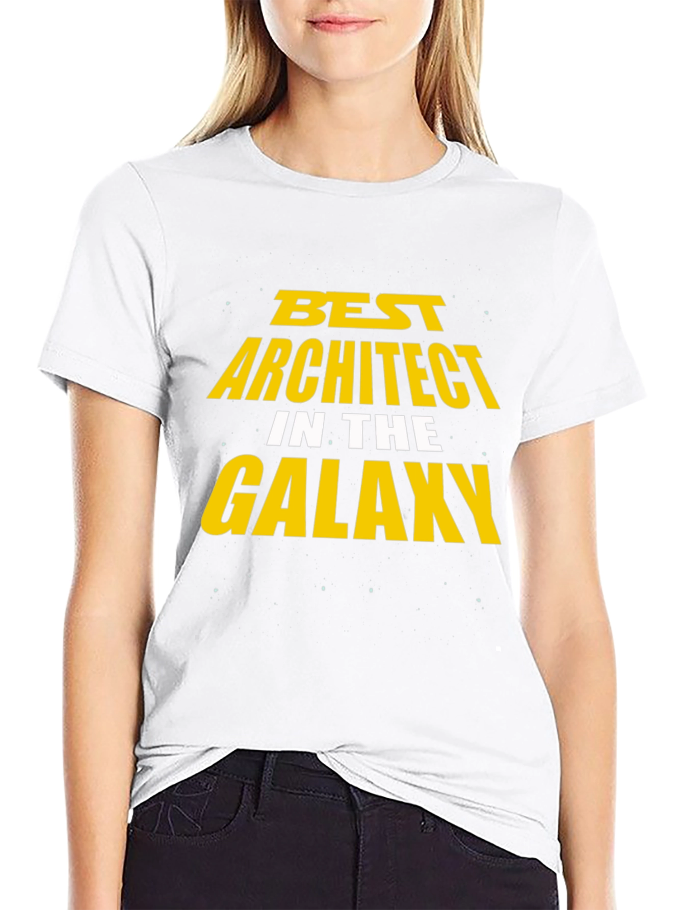 Best Architect in the Galaxy Black T-Shirt