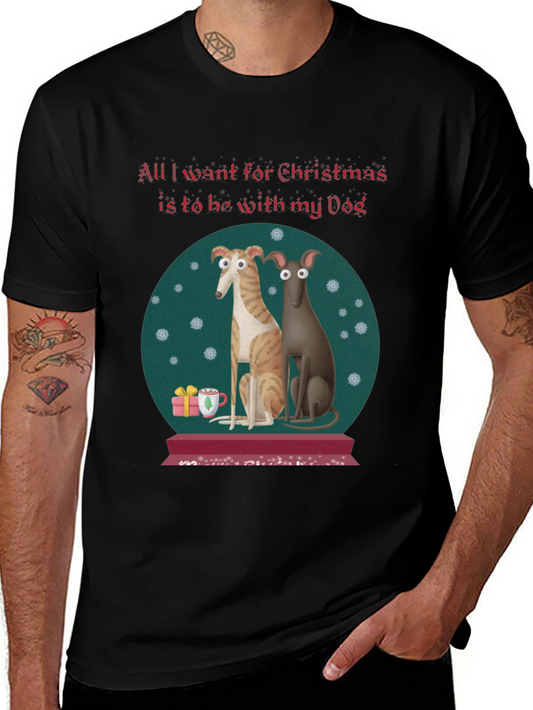 Dog Christmas T-Shirt All I Want for Christmas is My Dog Tee