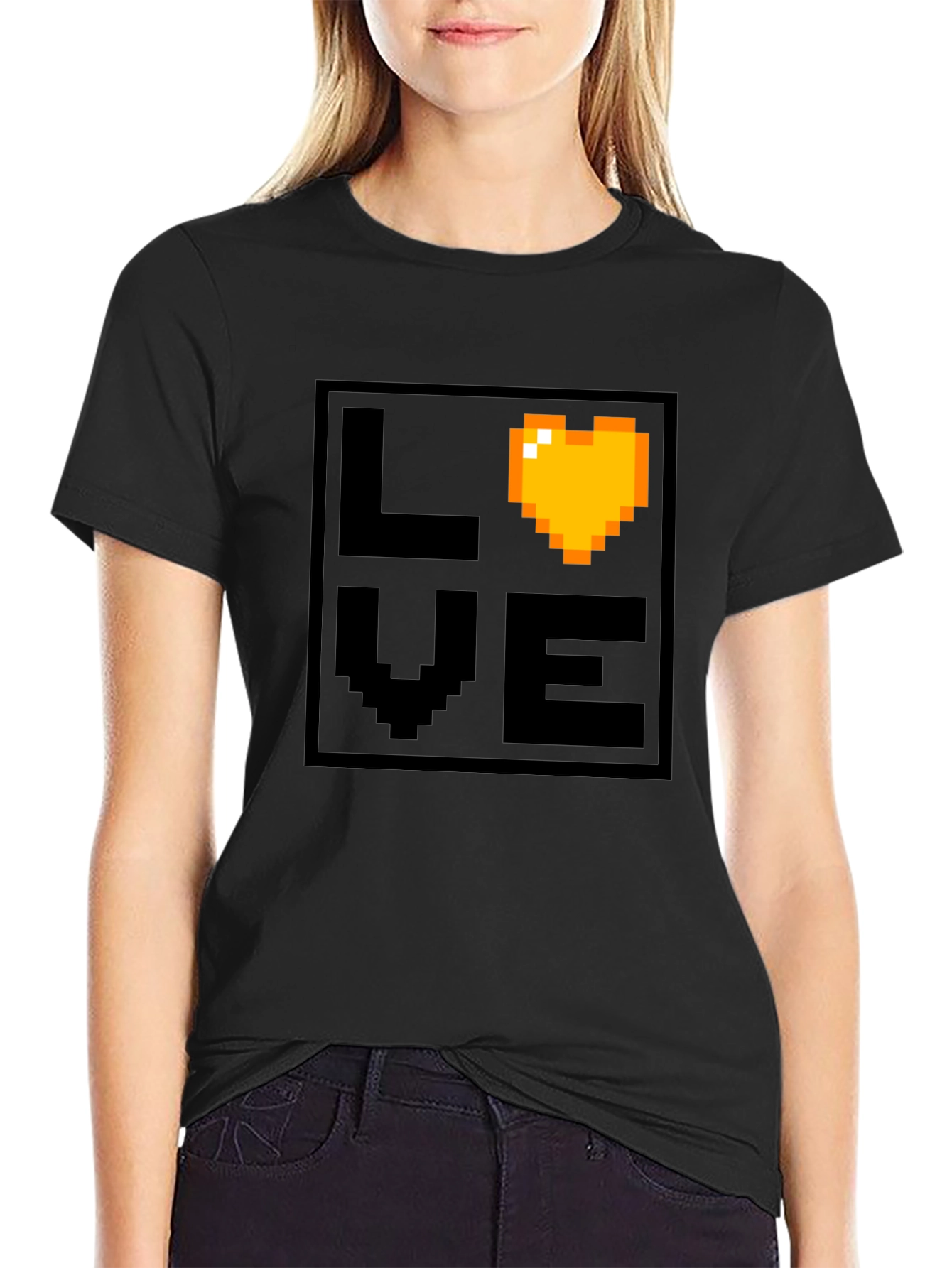 Pixel Love T-Shirt - Retro Gaming Style
