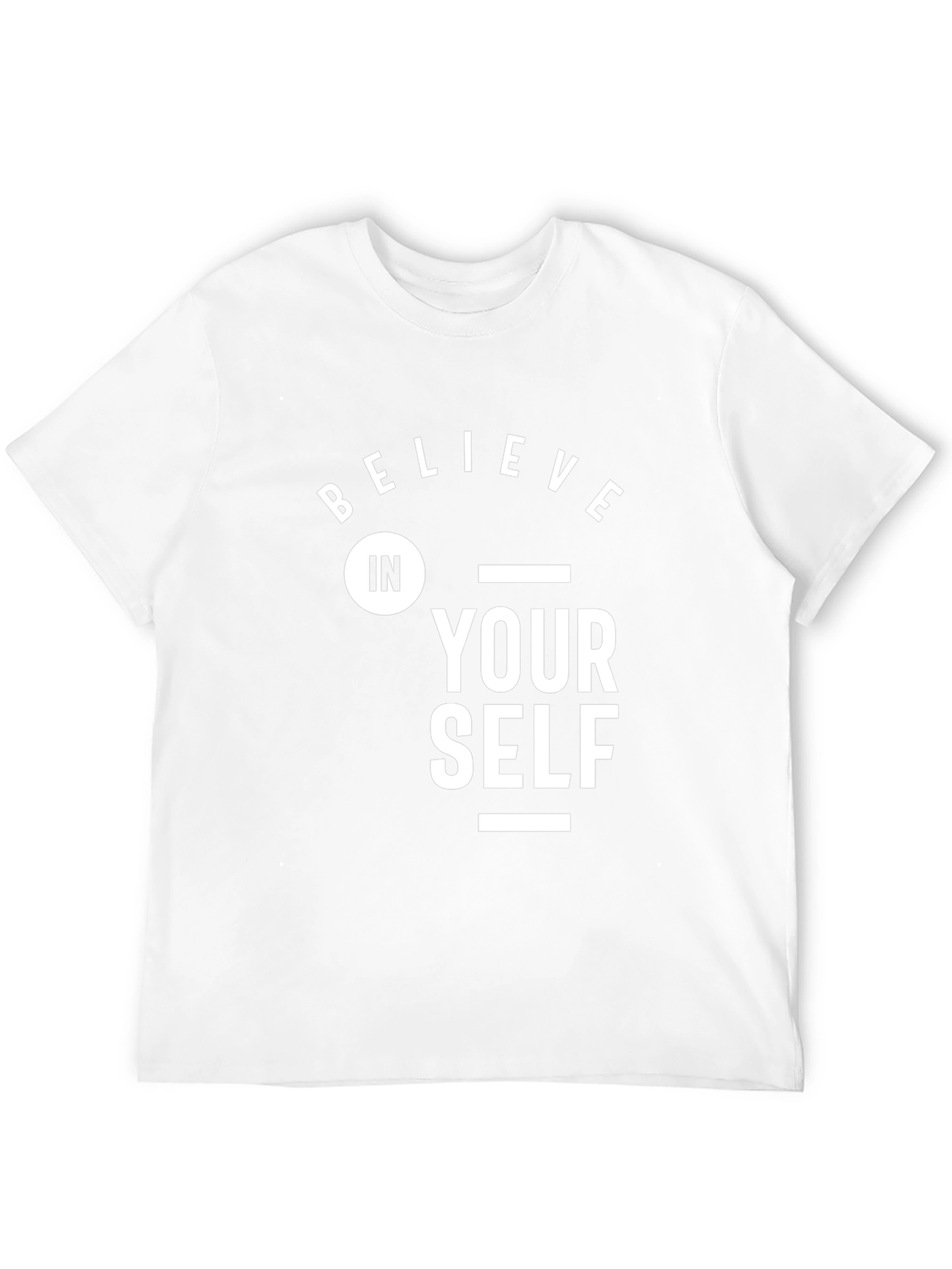 Believe In Yourself Graphic Tee - Black Cotton