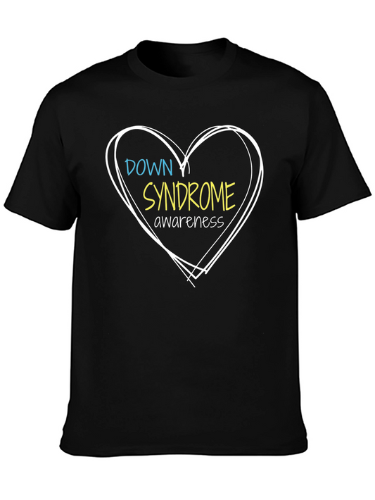 Down Syndrome Awareness T-Shirt - Black