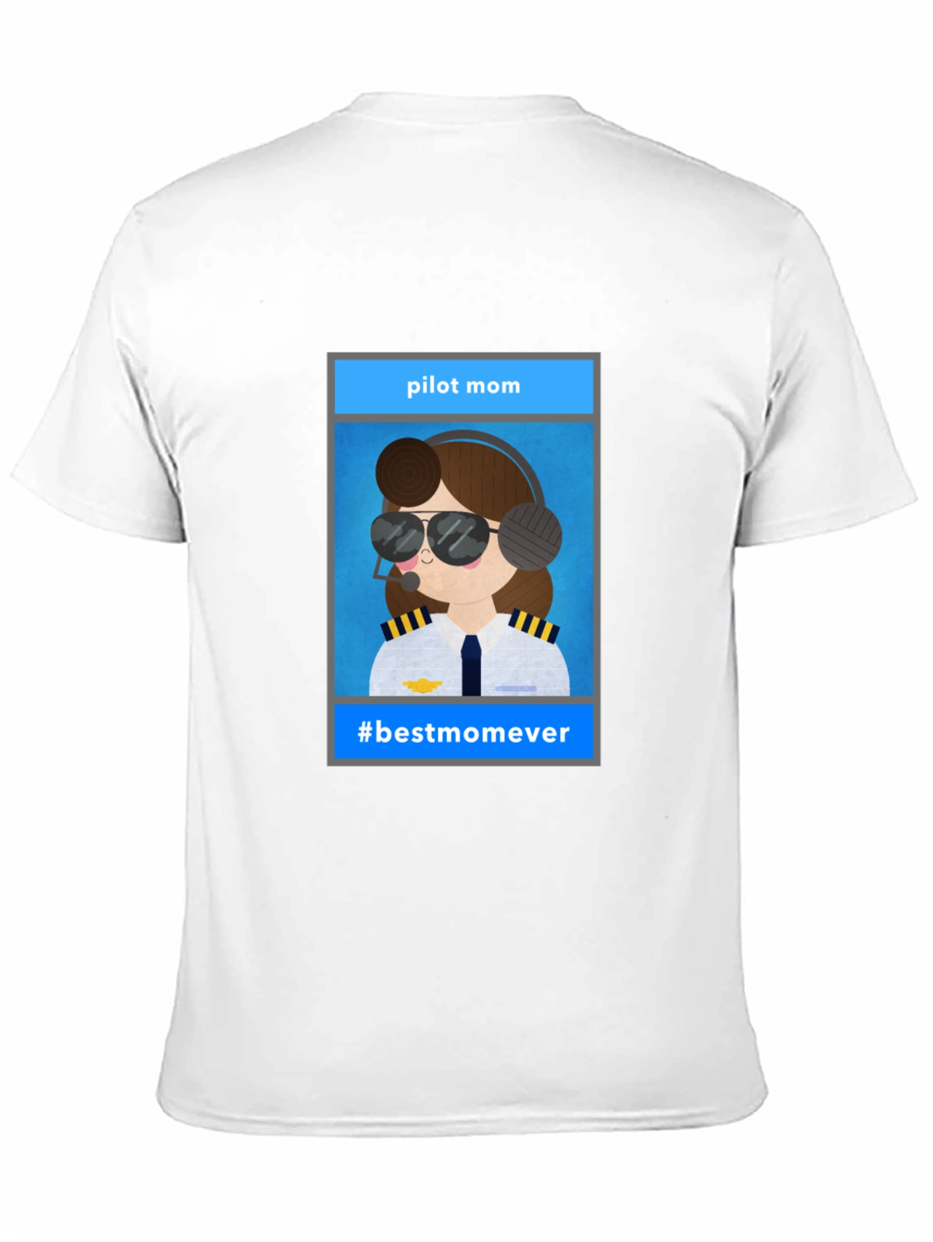 Pilot Mom Graphic Tee - #bestmomever