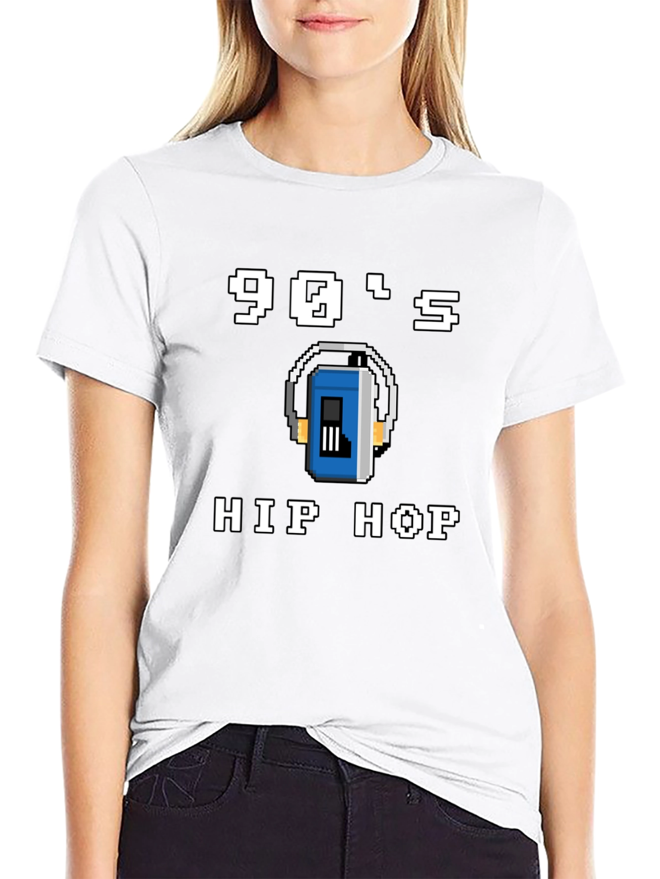 90s Hip Hop Retro Pixel T-Shirt