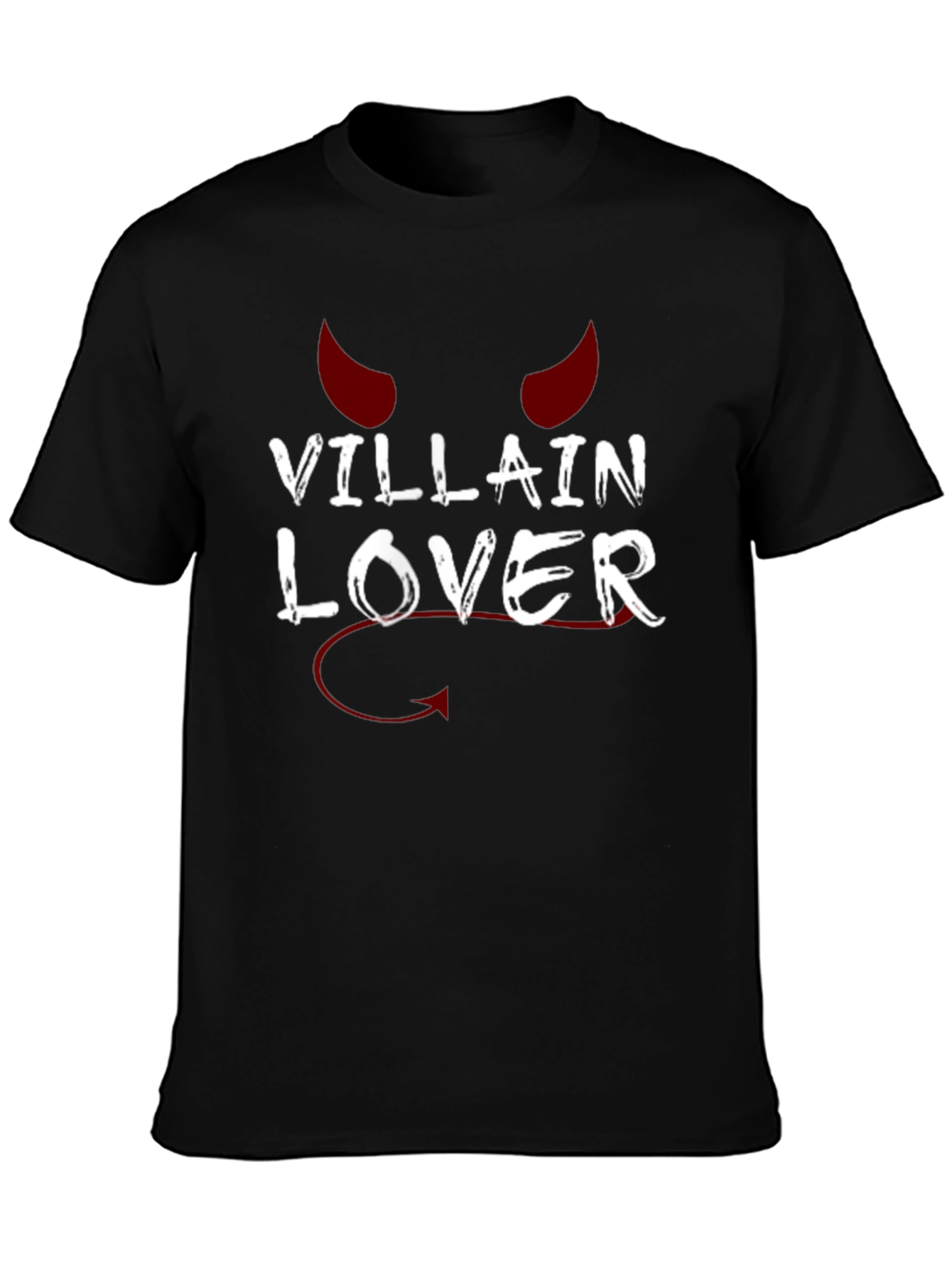 Villain Lover Graphic T-Shirt - Black