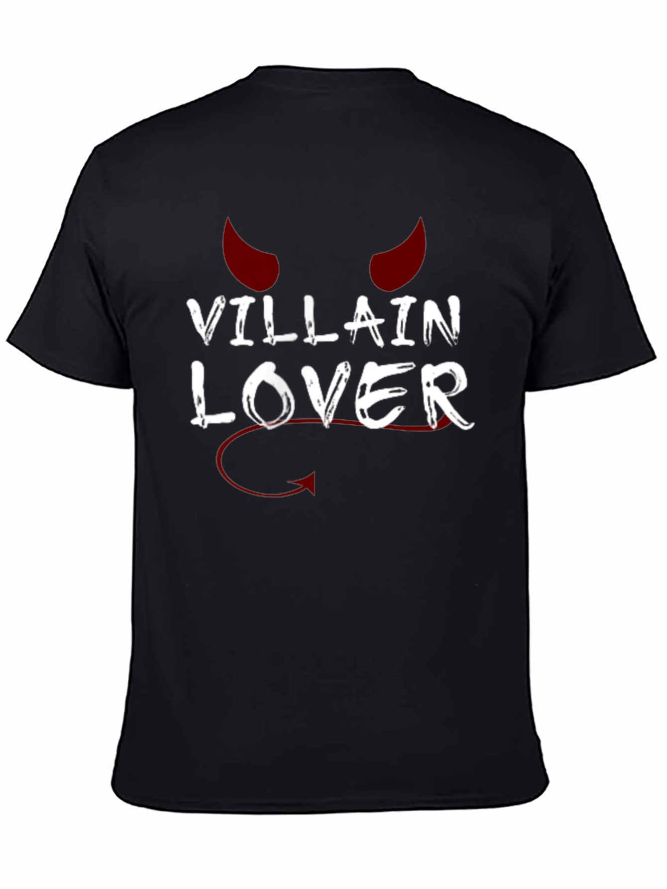 Villain Lover Graphic T-Shirt - Black