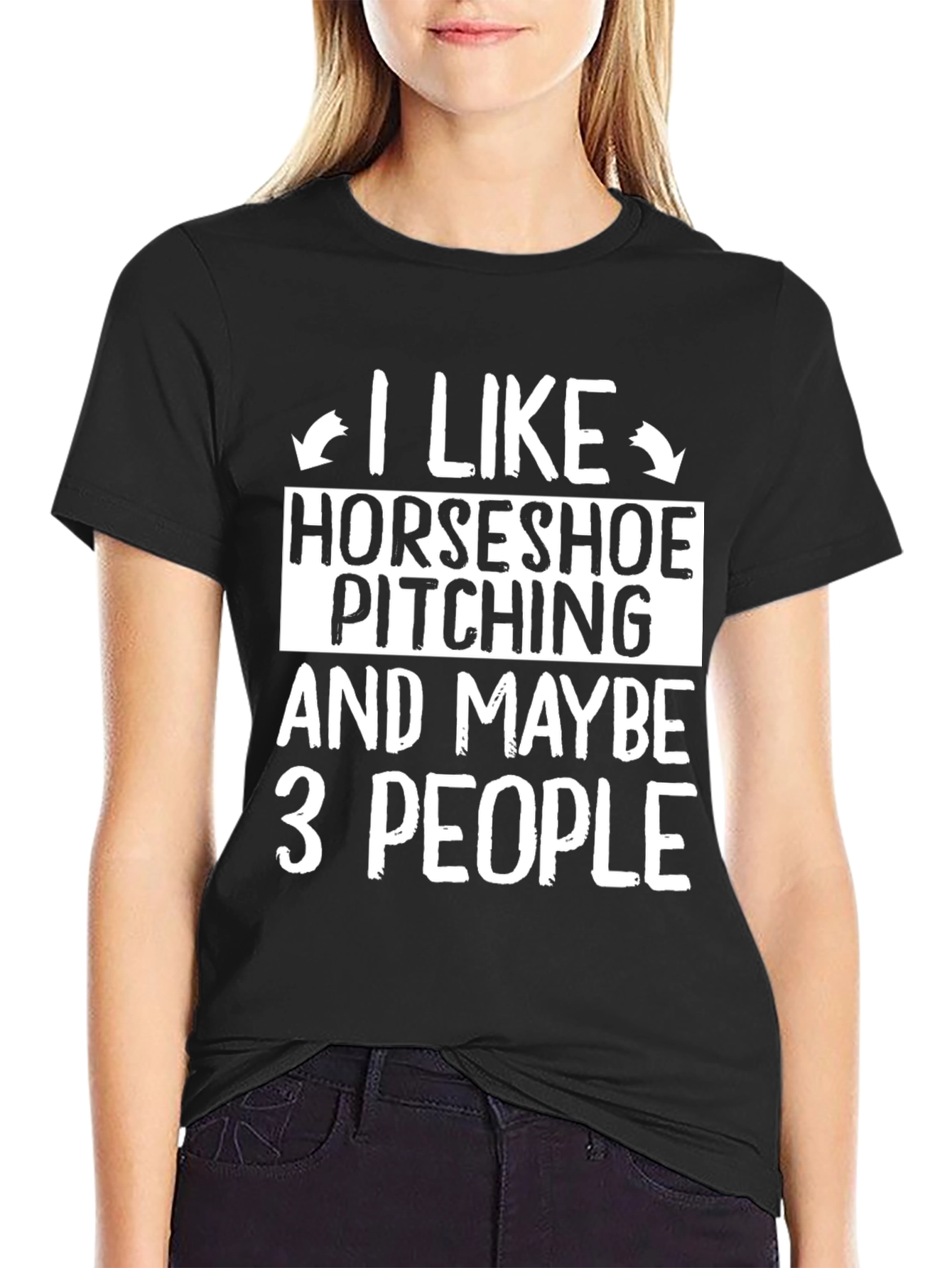 Horseshoe Pitching Funny T-Shirt