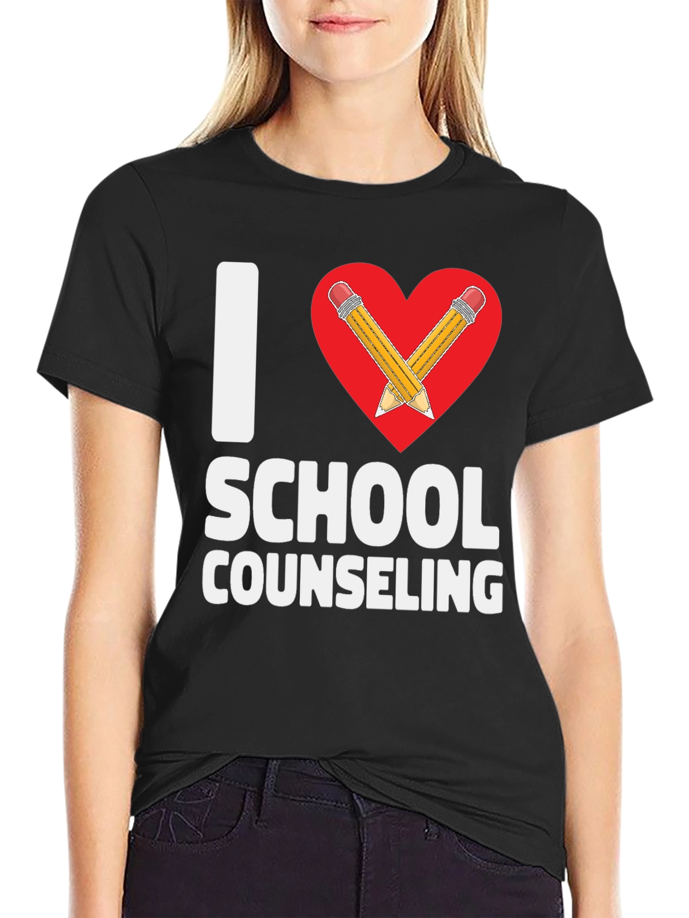 I Heart School Counseling T-Shirt