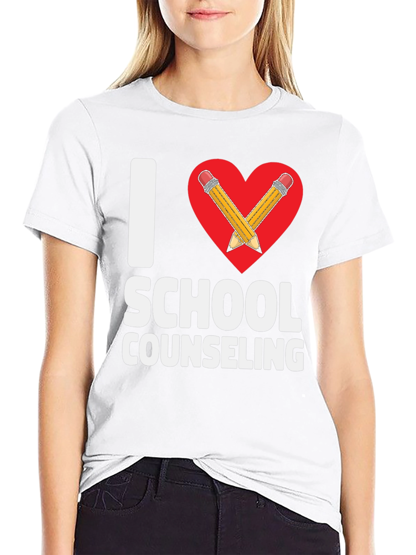 I Heart School Counseling T-Shirt