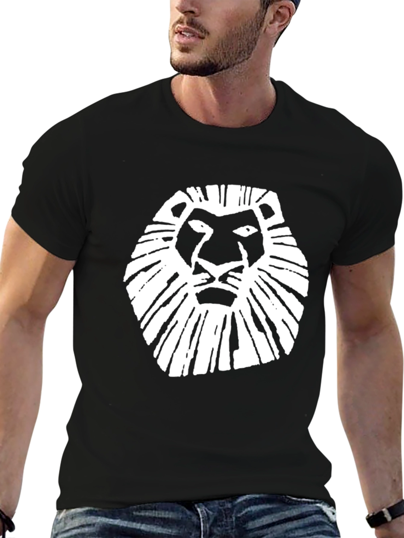 Lion King Graphic Tee - Classic Black T-Shirt