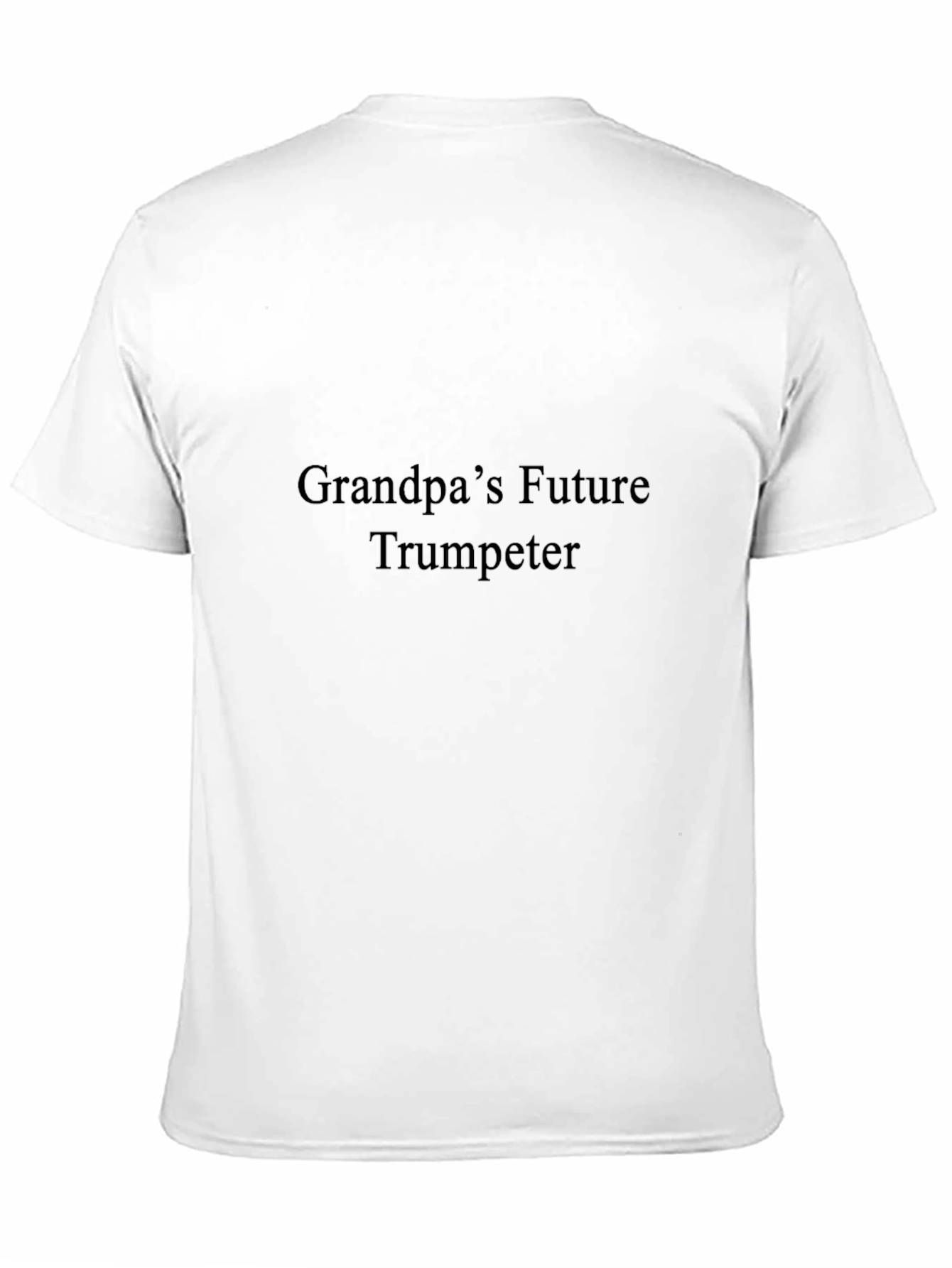 Grandpas Future Trumpeter Black T-Shirt