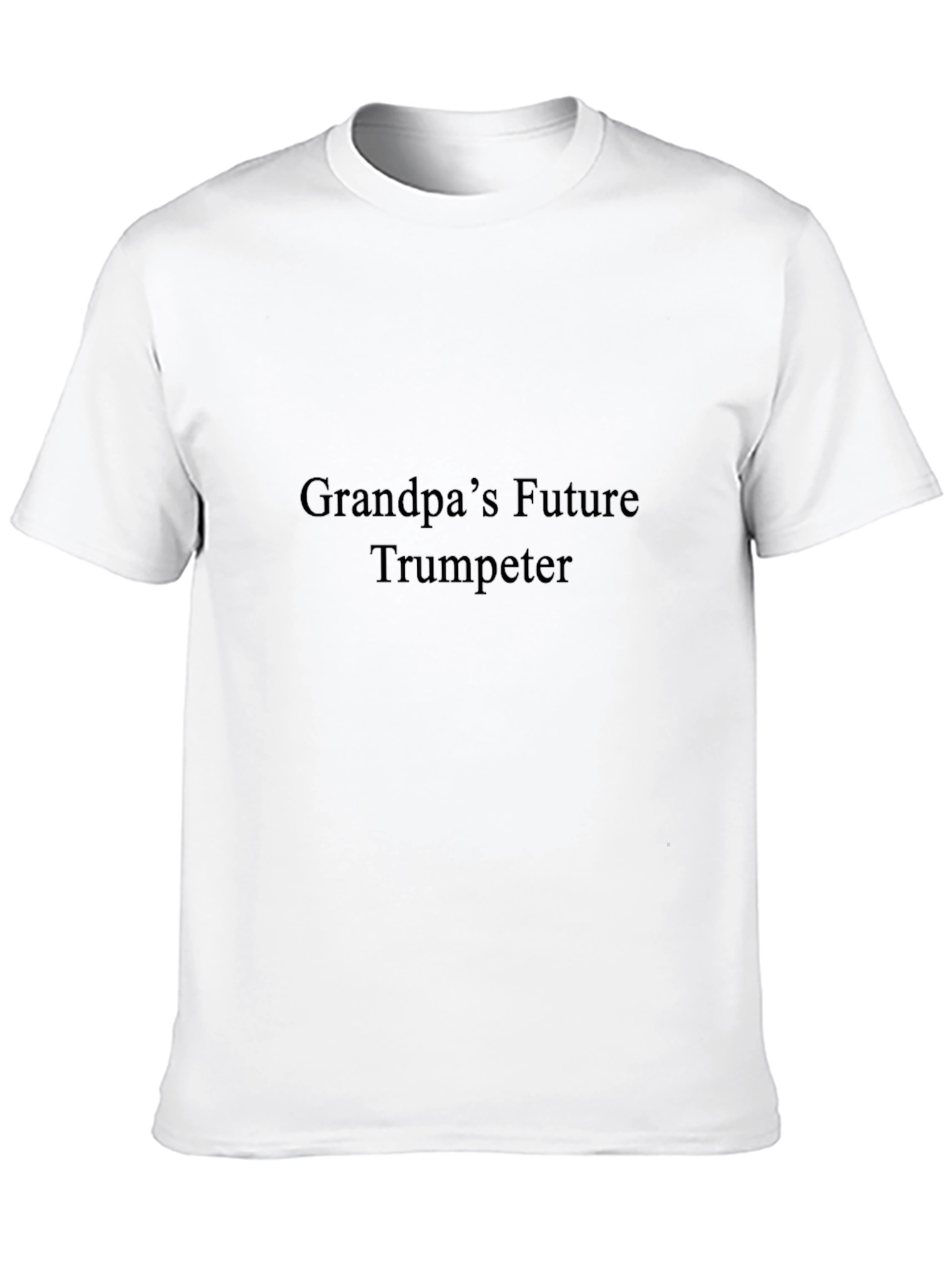 Grandpas Future Trumpeter Black T-Shirt