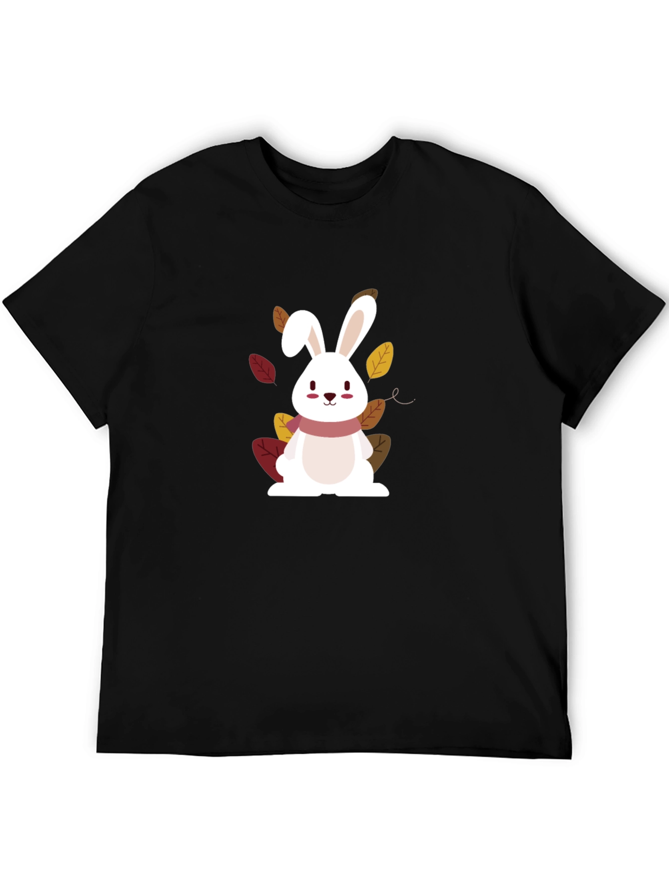 Cute Bunny Graphic Tee - Fall Edition